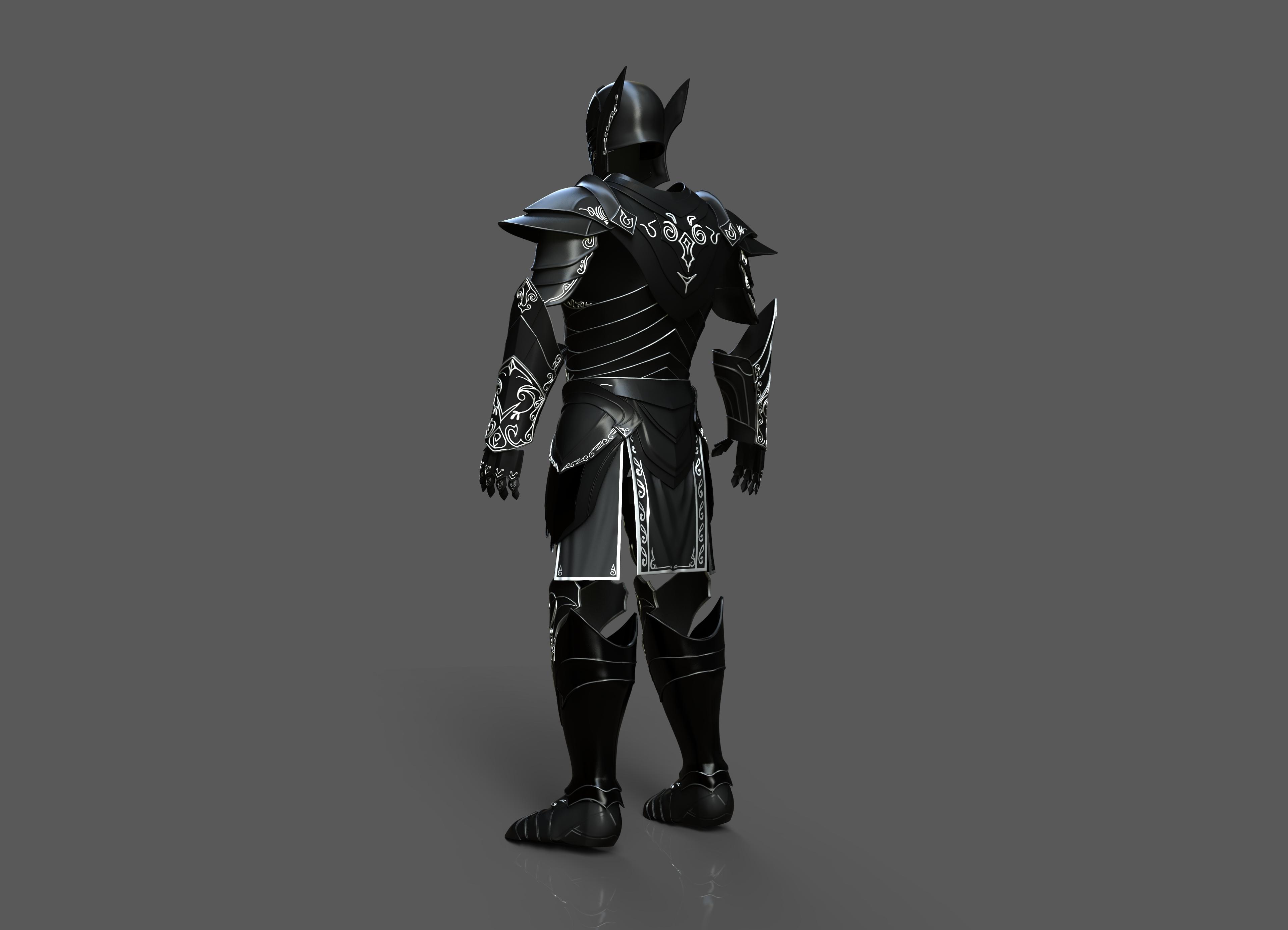 Skyrim Ebony Armor 3d model