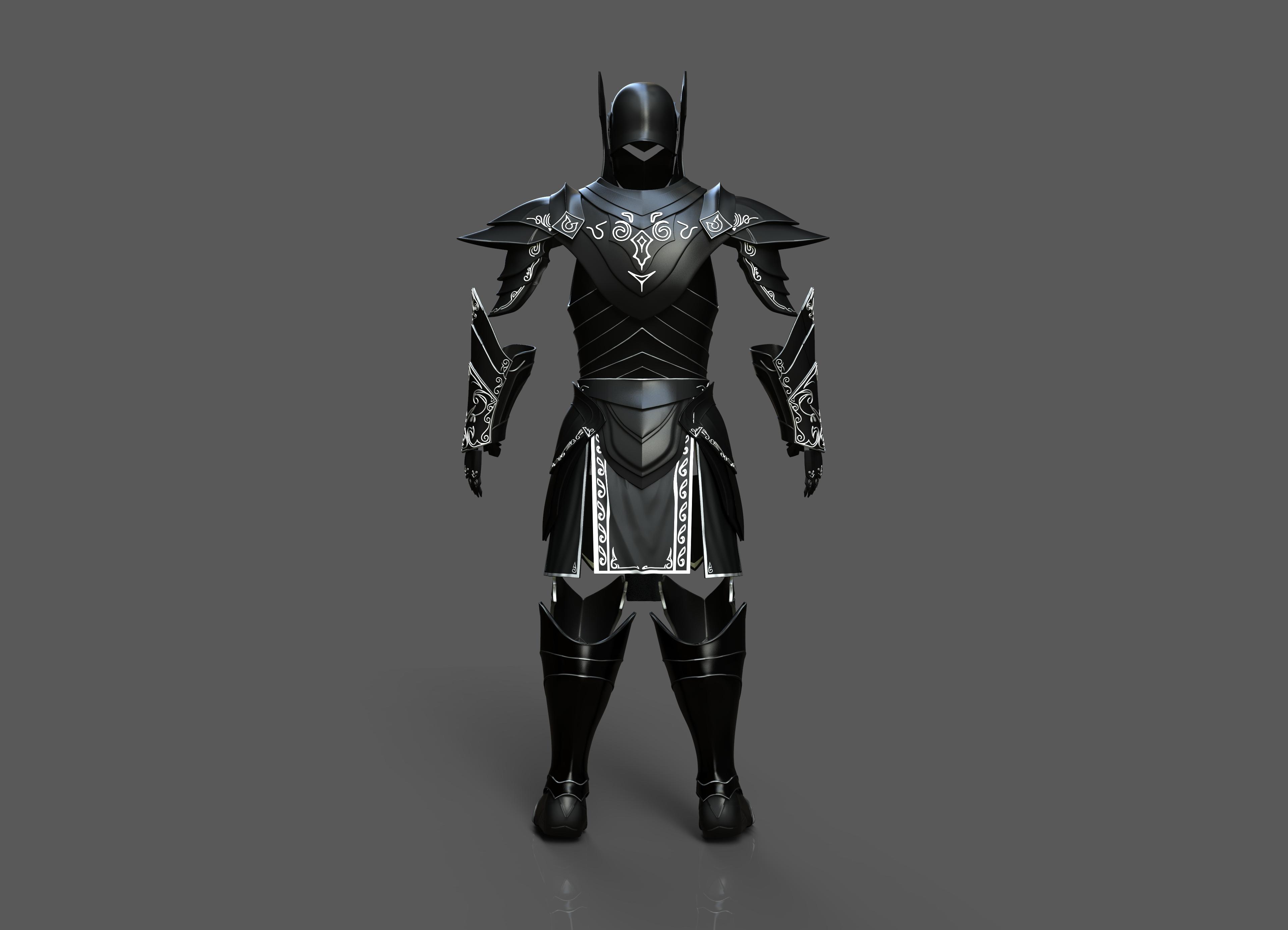 Skyrim Ebony Armor 3d model