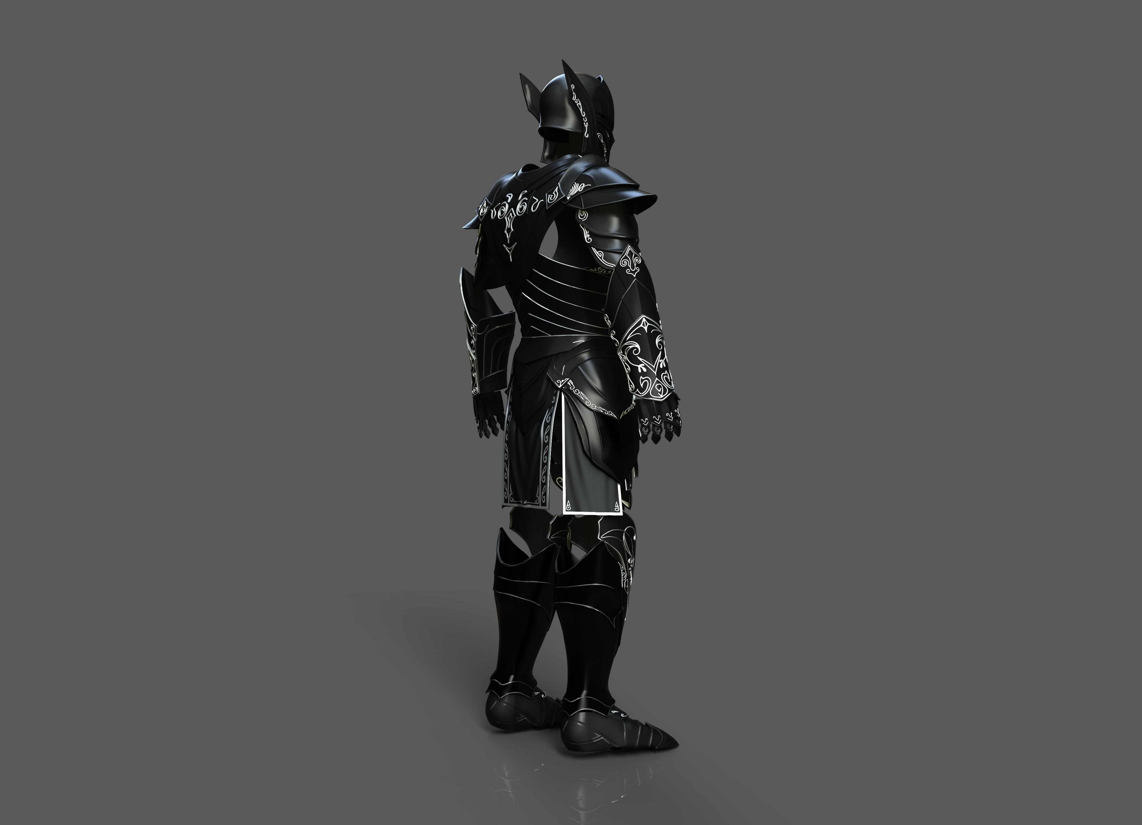 Skyrim Ebony Armor 3d model