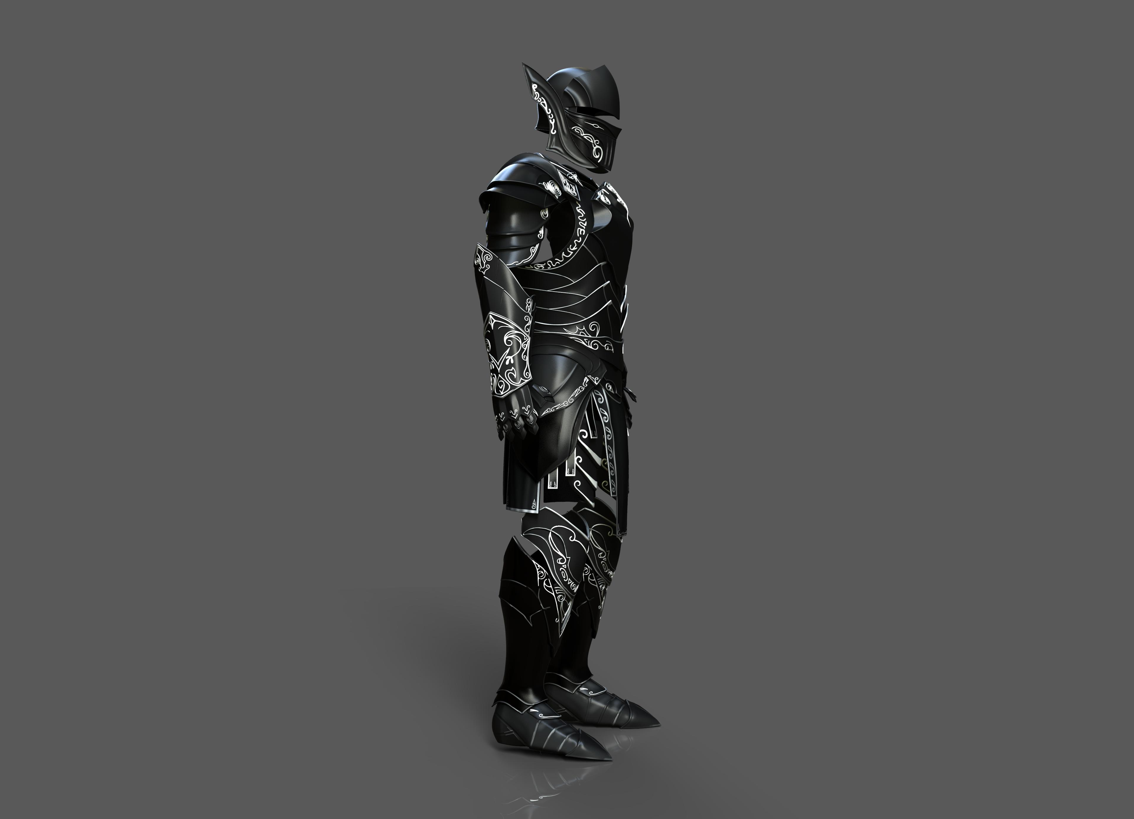 Skyrim Ebony Armor 3d model