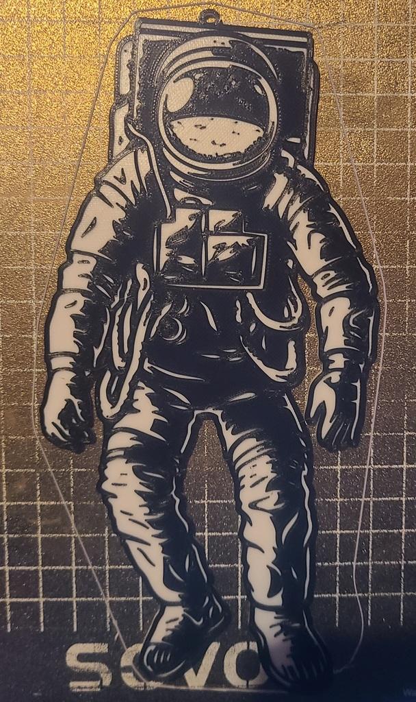 space man (astronaut) ornament 3d model