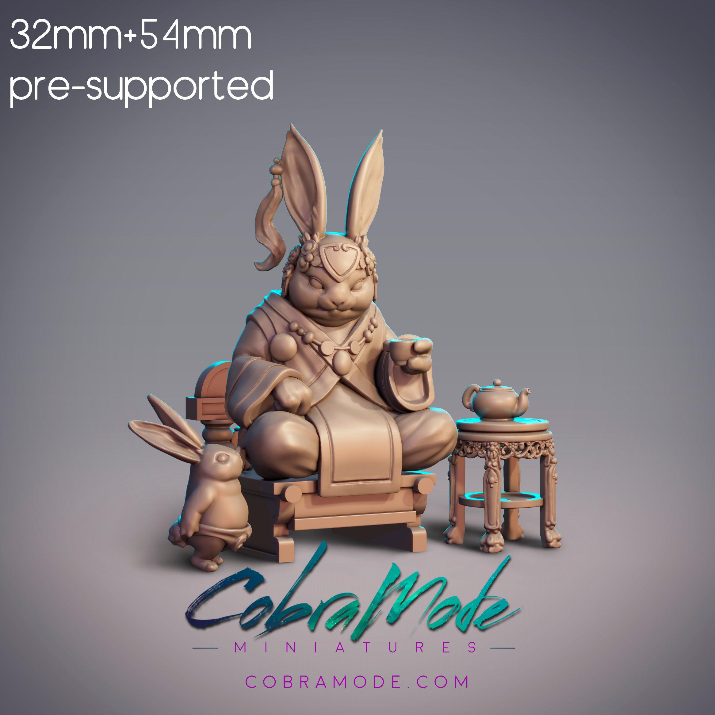 Rabbitfolk Child - Dawn Clouds, Guanghan Princess (Pre-Supported) 3d model