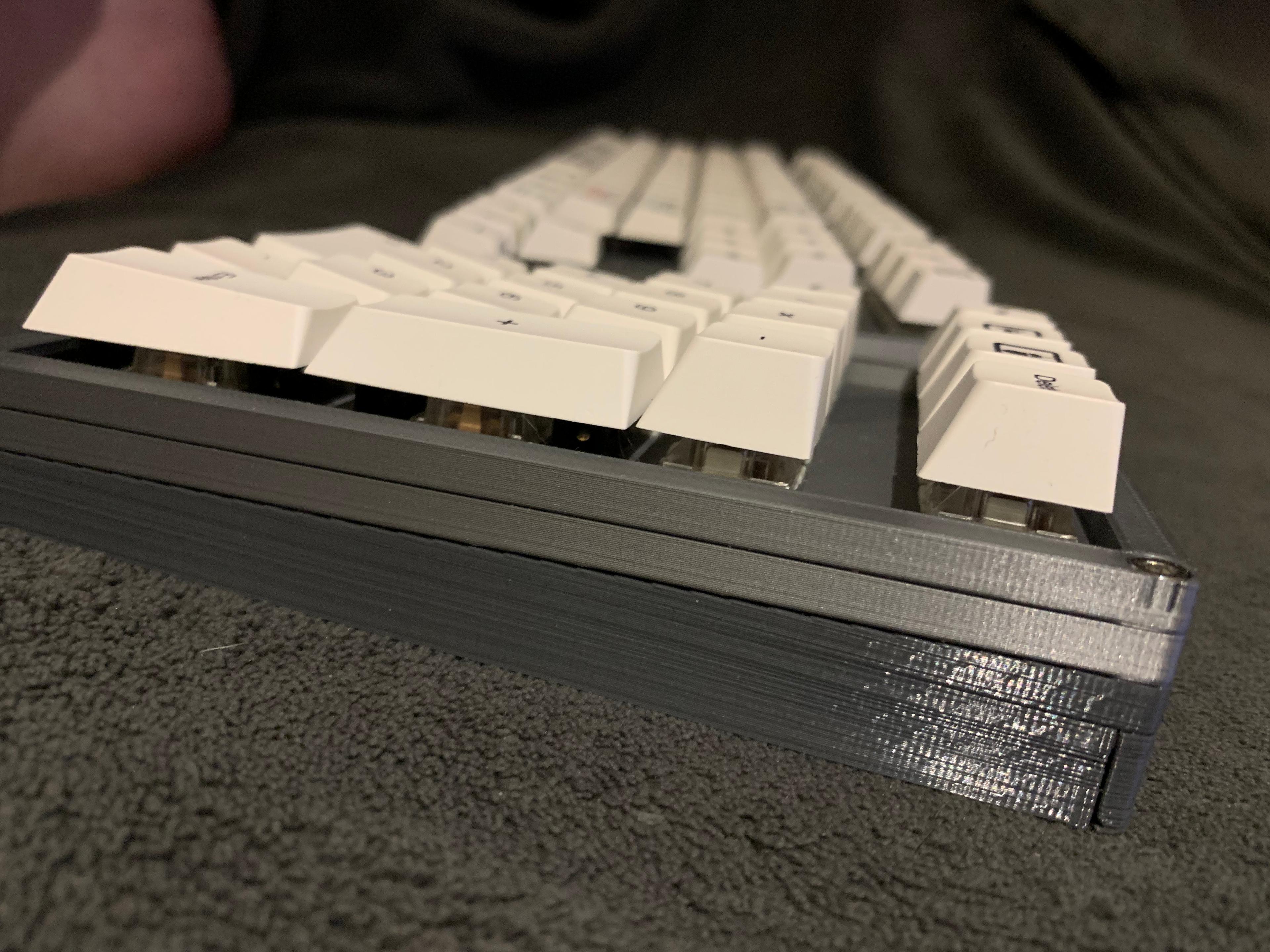 Prototype: 3D Printed HOT SWAP Mechanical keyboard. 3d model