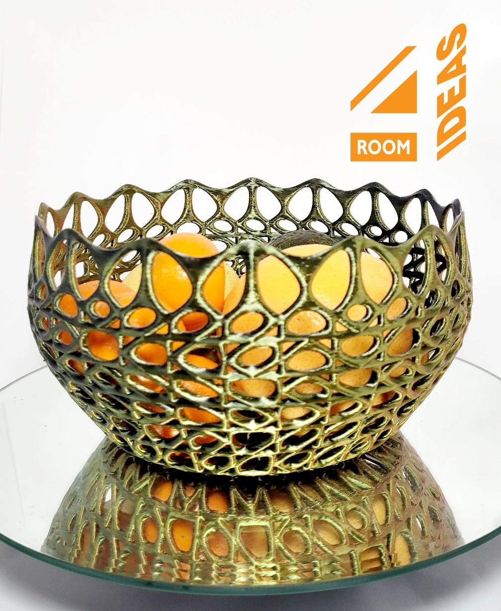 Voronoi Bowl - Crown 3d model