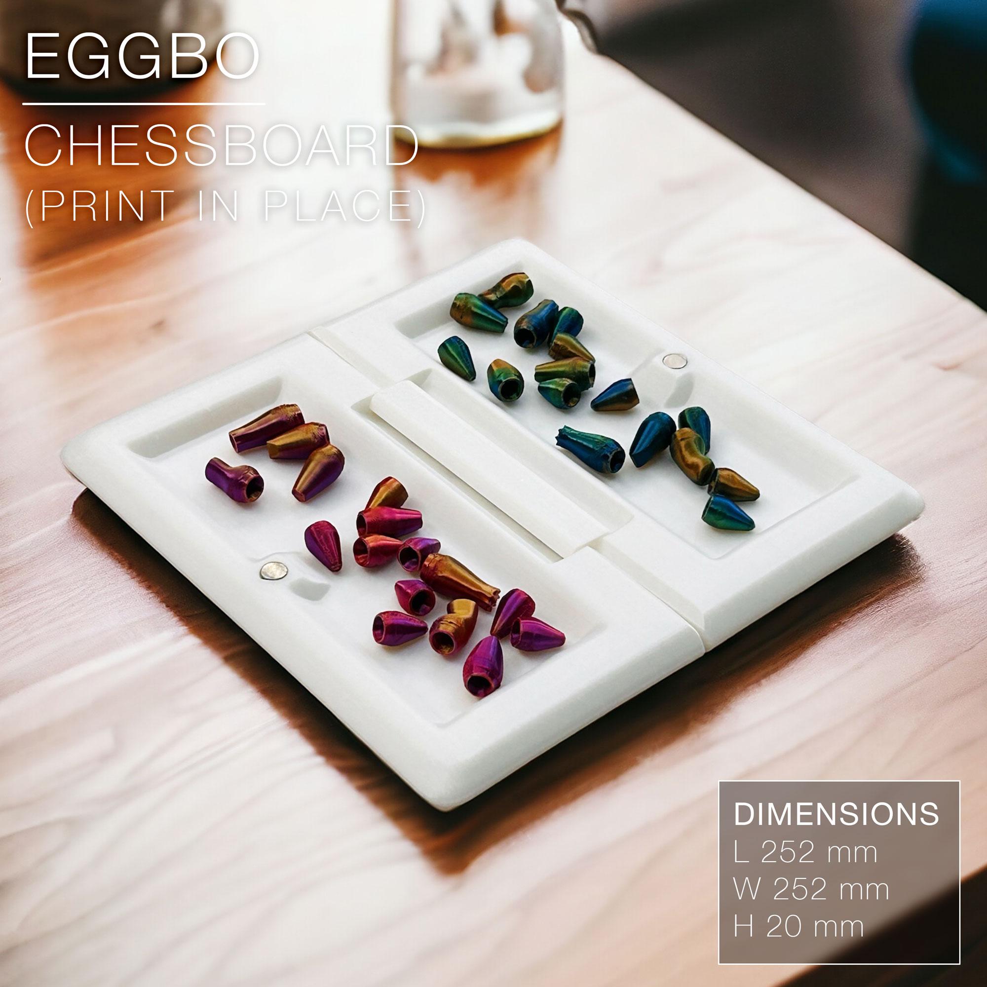 EGGBO | Chessboard print-in-place 3d model