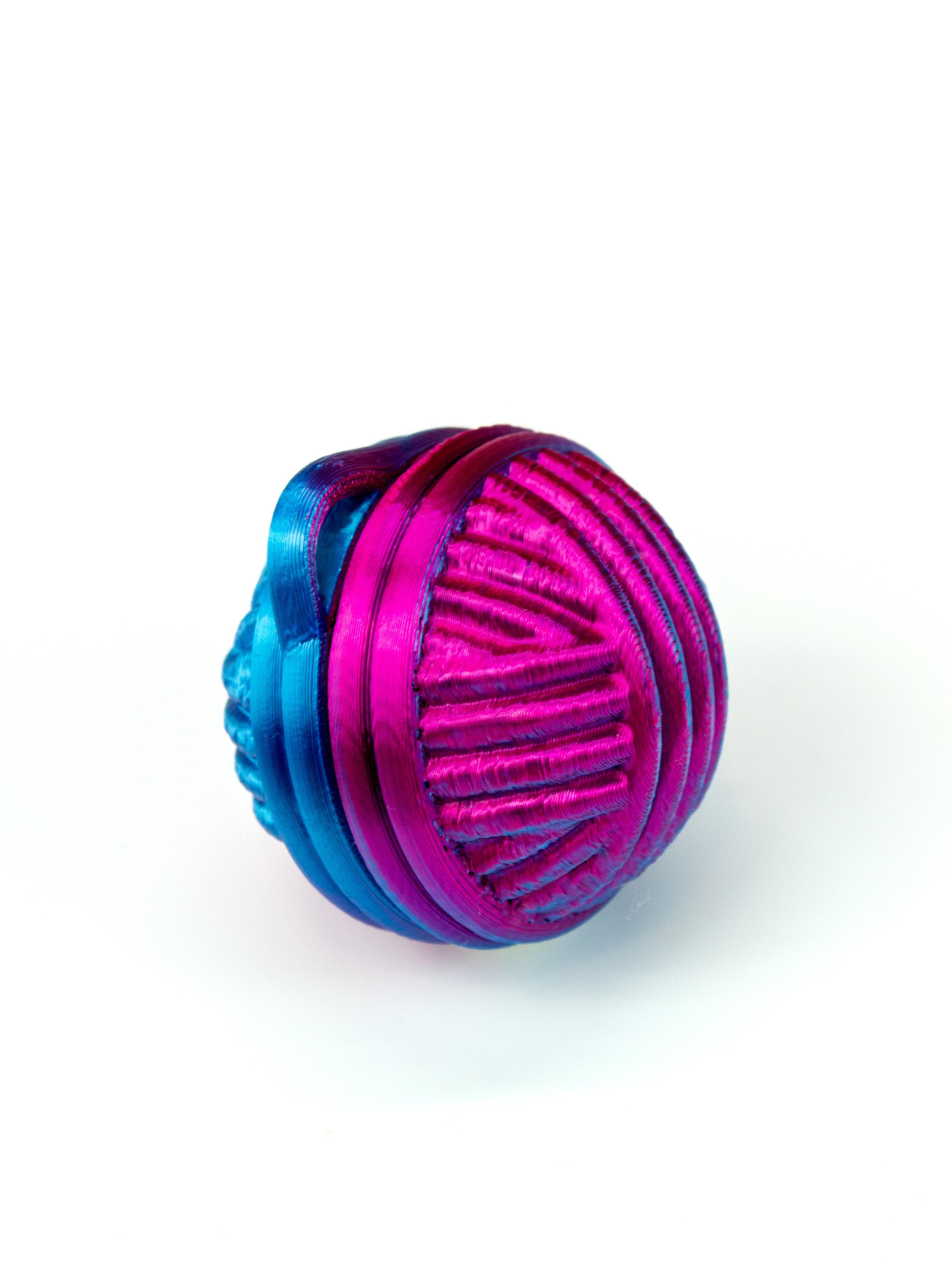Yarn Ball: Container keychain  3d model