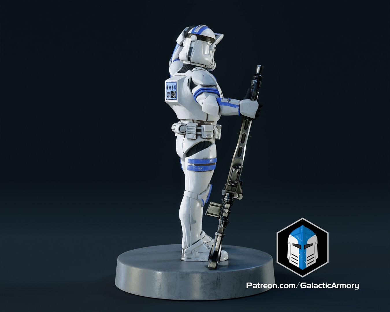 ARC Trooper Bust - 3D Print Files – Galactic Armory