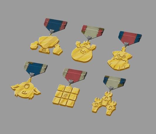 Tears of the Kingdom Honor Medals 3d model