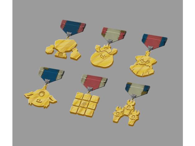 Tears of the Kingdom Honor Medals 3d model
