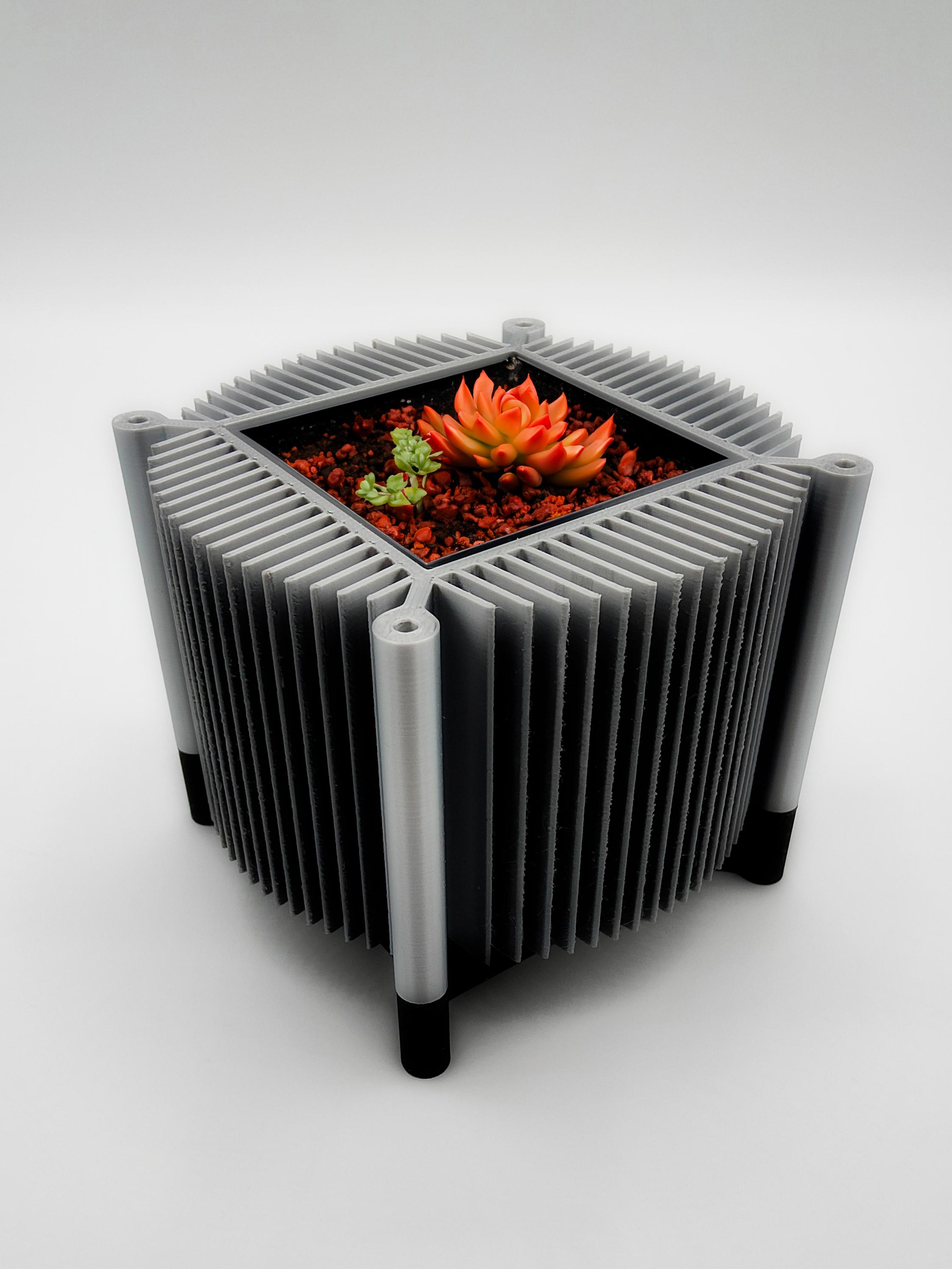 Heat-Sink Vase 3d model