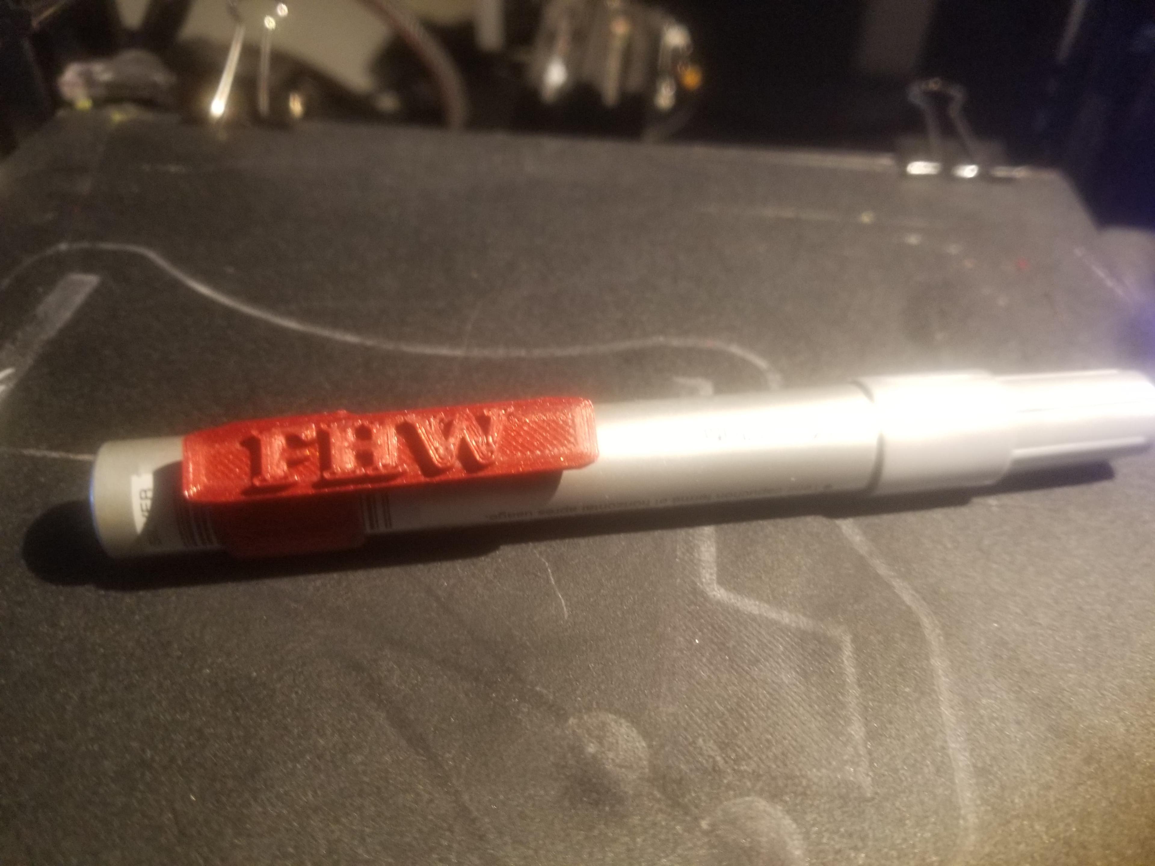 FHW: Paint Pen Clip 3d model