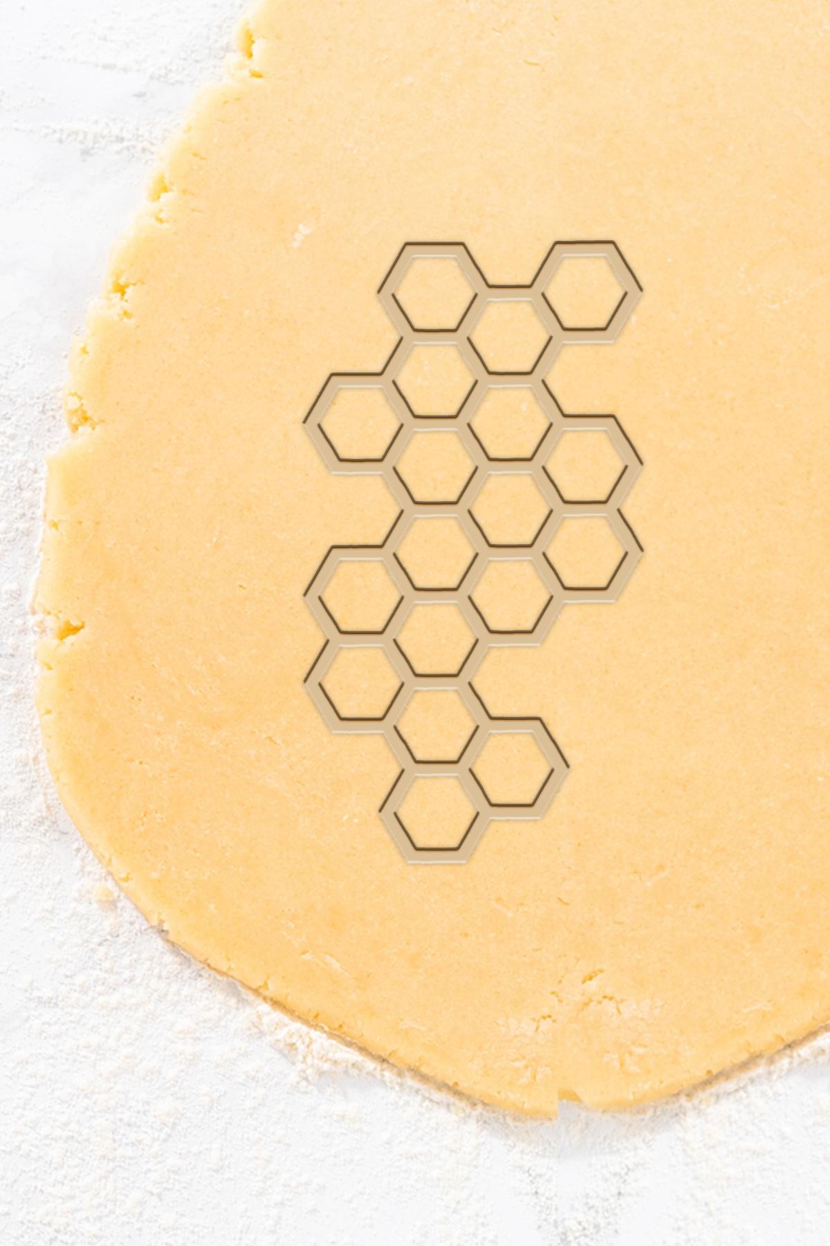 Hexagon Cookie Cutter, Biscuit Cutter 3d model