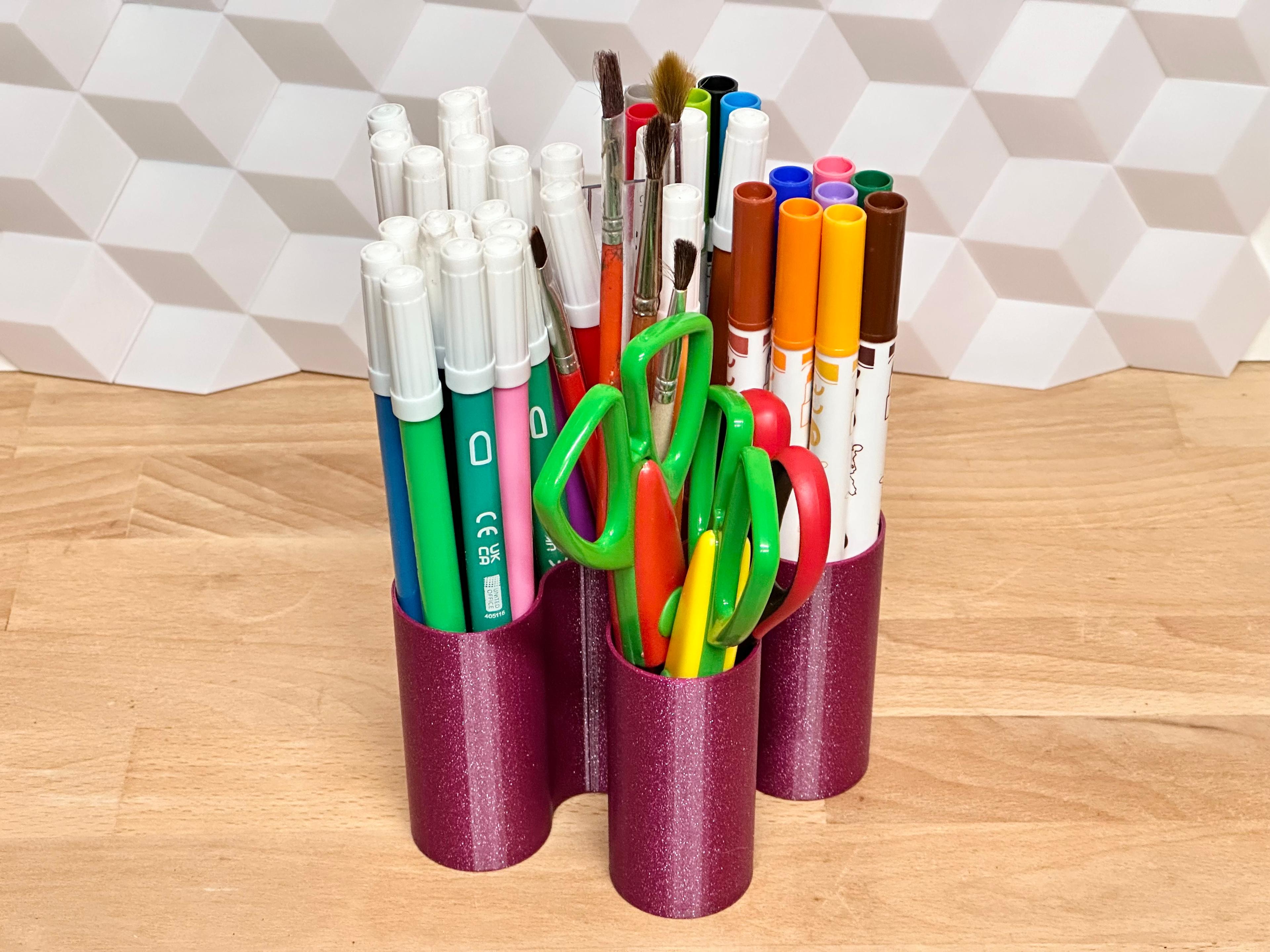 Artsy Organizer (Brush, pen or tool desktop stand) 3d model