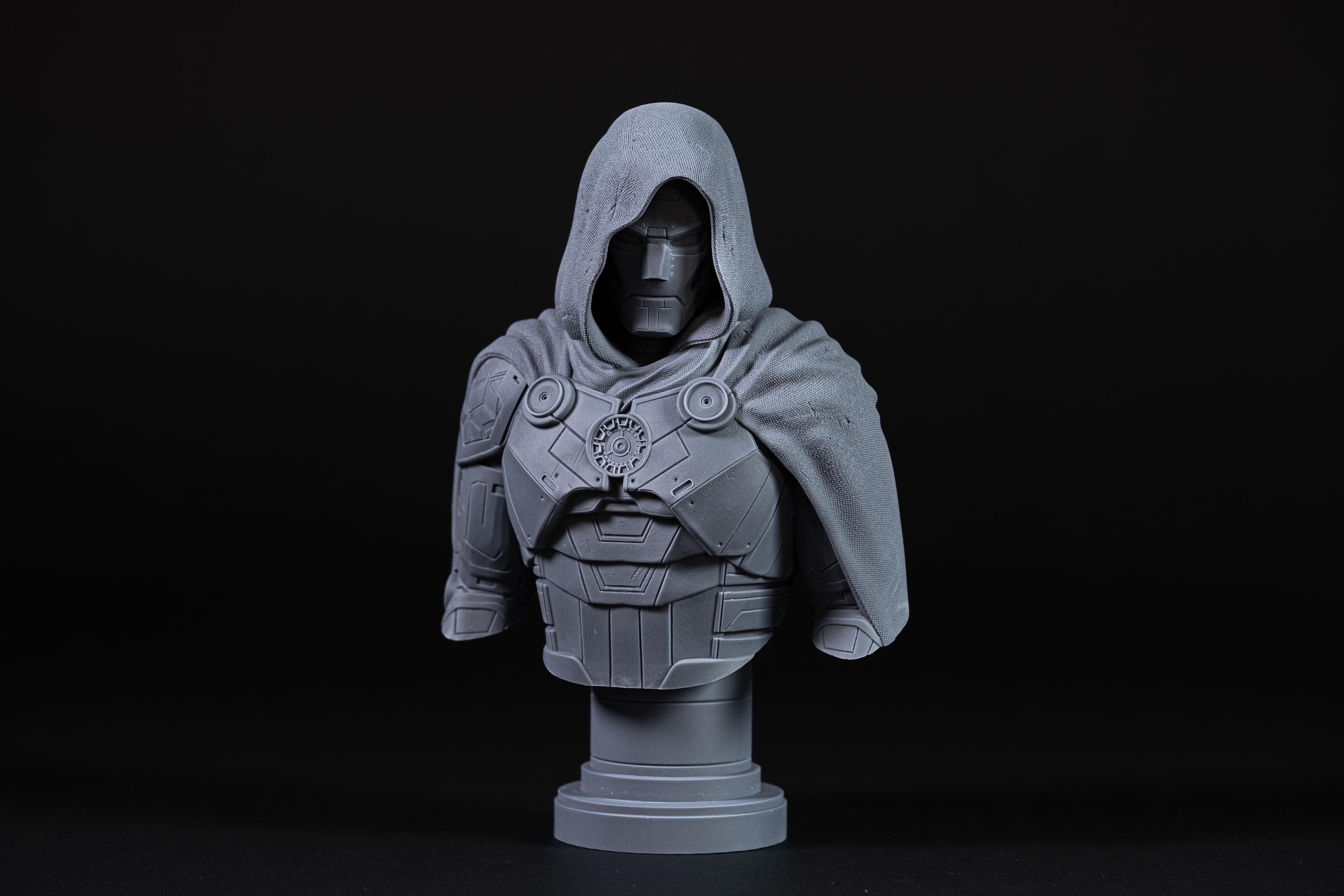 Iron Doom bust (Pre-Supported)  3d model