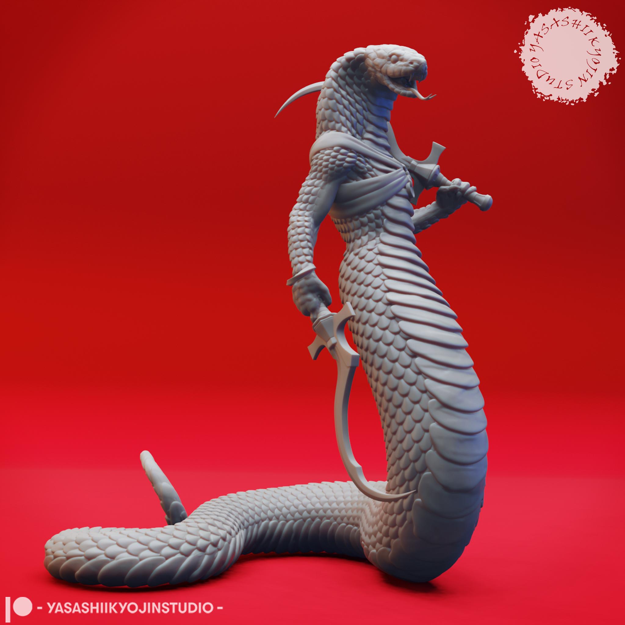 Den of Yuan-Ti - Tabletop Miniature (Pre-Supported) 3d model