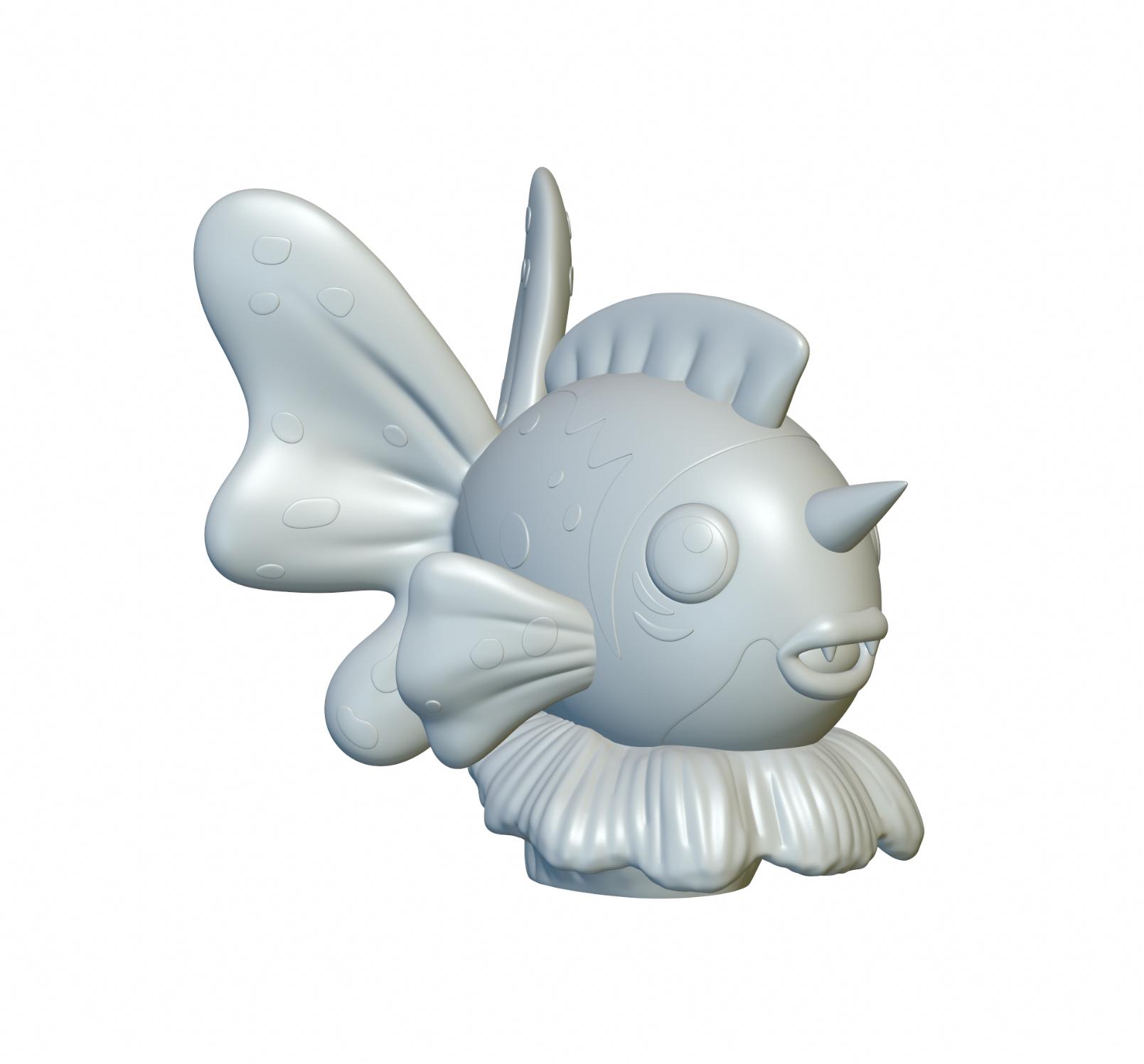 Pokemon Seaking #119 - Optimized for 3D Printing 3d model