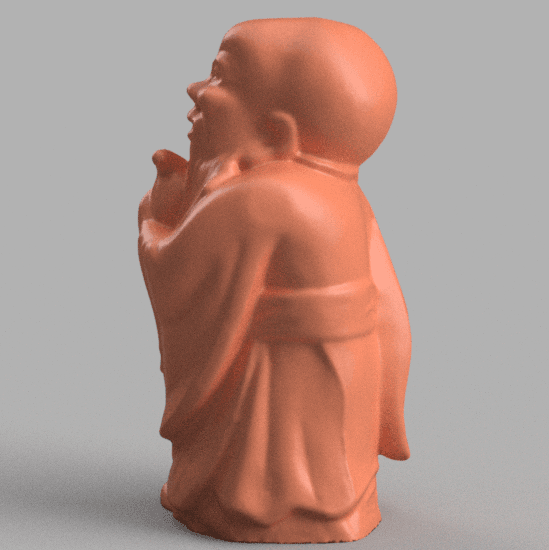 Buddhist monk 3d model