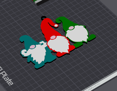 Christmas Pack: Gnomes I 3d model