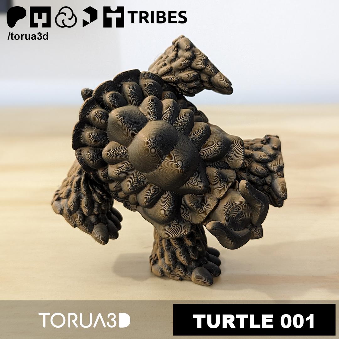 ARTICULATED TURTLE 001.stl 3d model