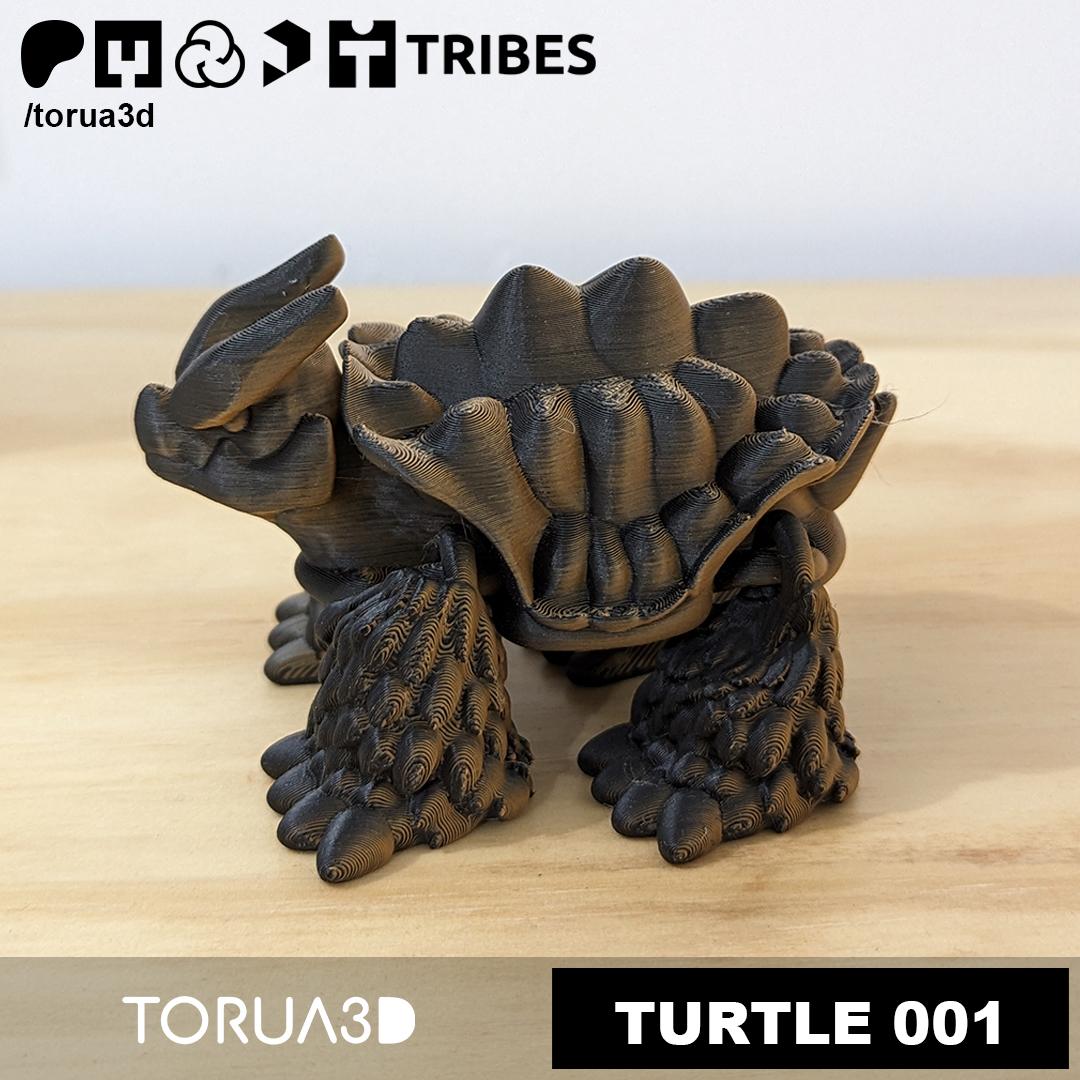 ARTICULATED TURTLE 001.stl 3d model