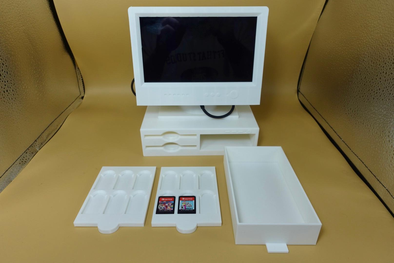 Retro Computer Display for Nintendo Switch 3d model