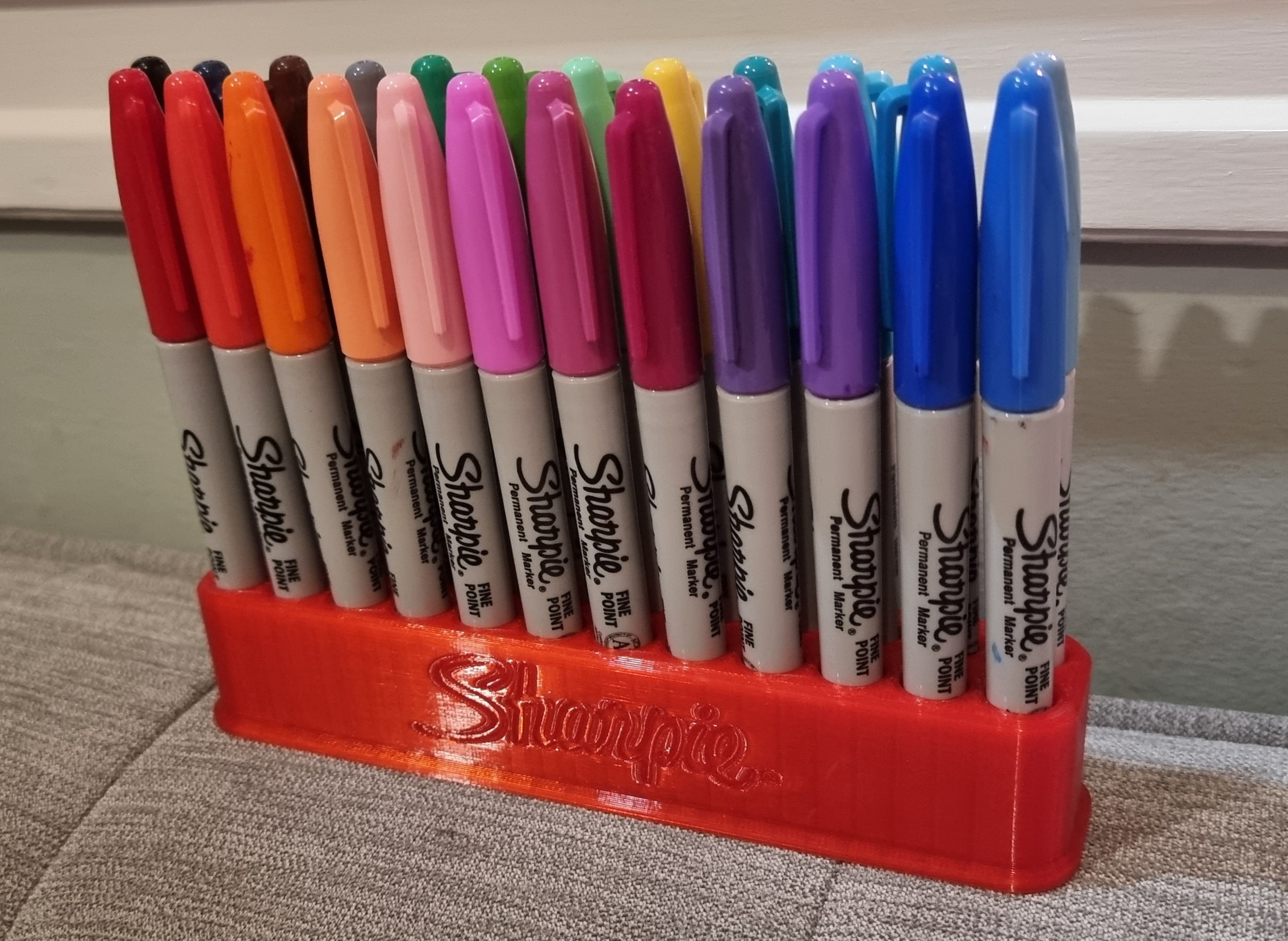 Gridfinity Drawer Sharpie Holder by MyWay2Build