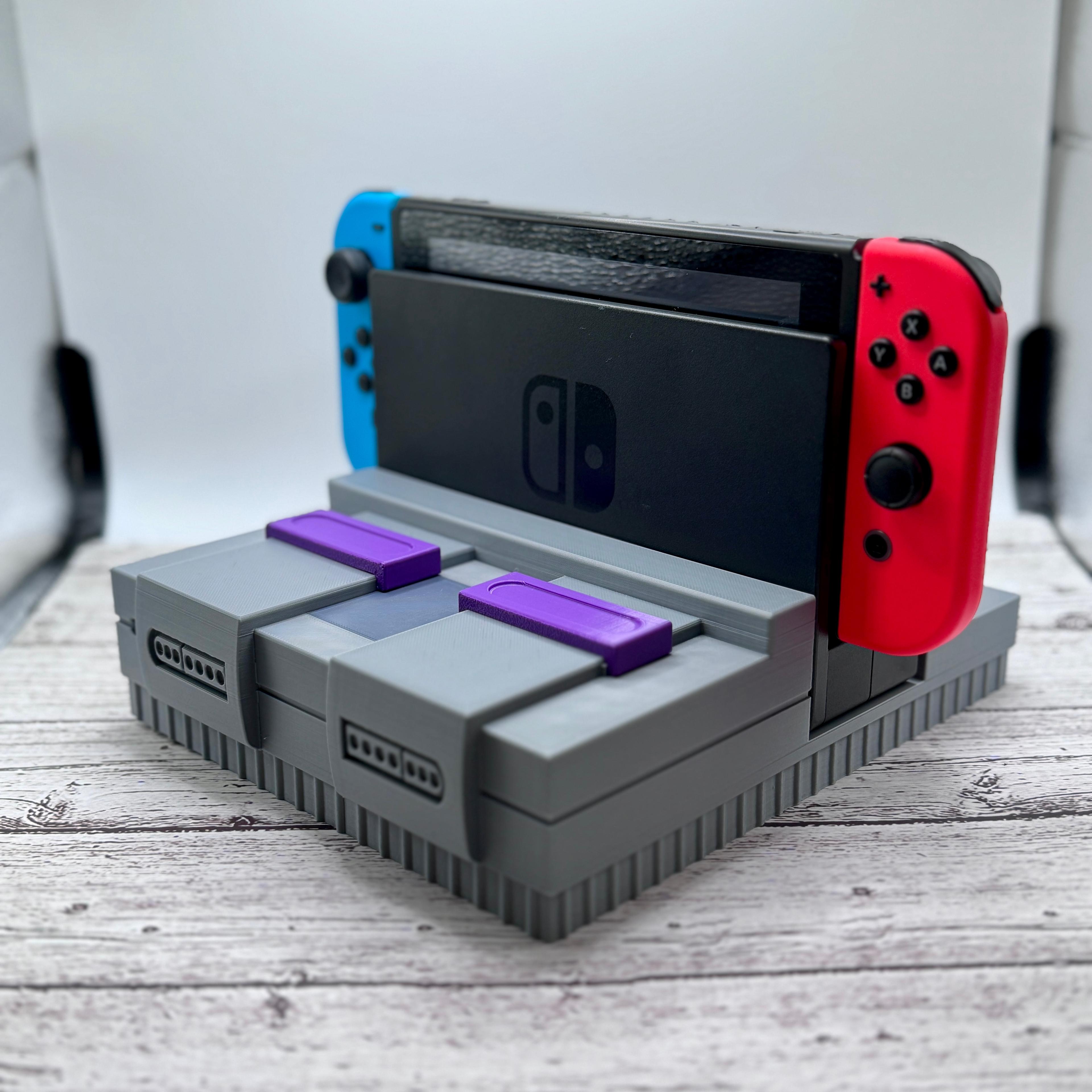 SNES Switch Dock Stand 3d model