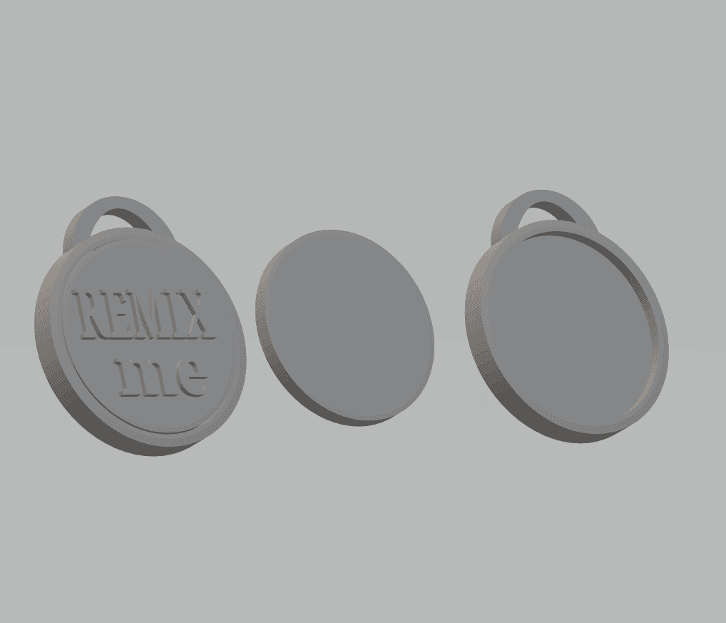 FHW: Simple Pendent for creative remix 3d model