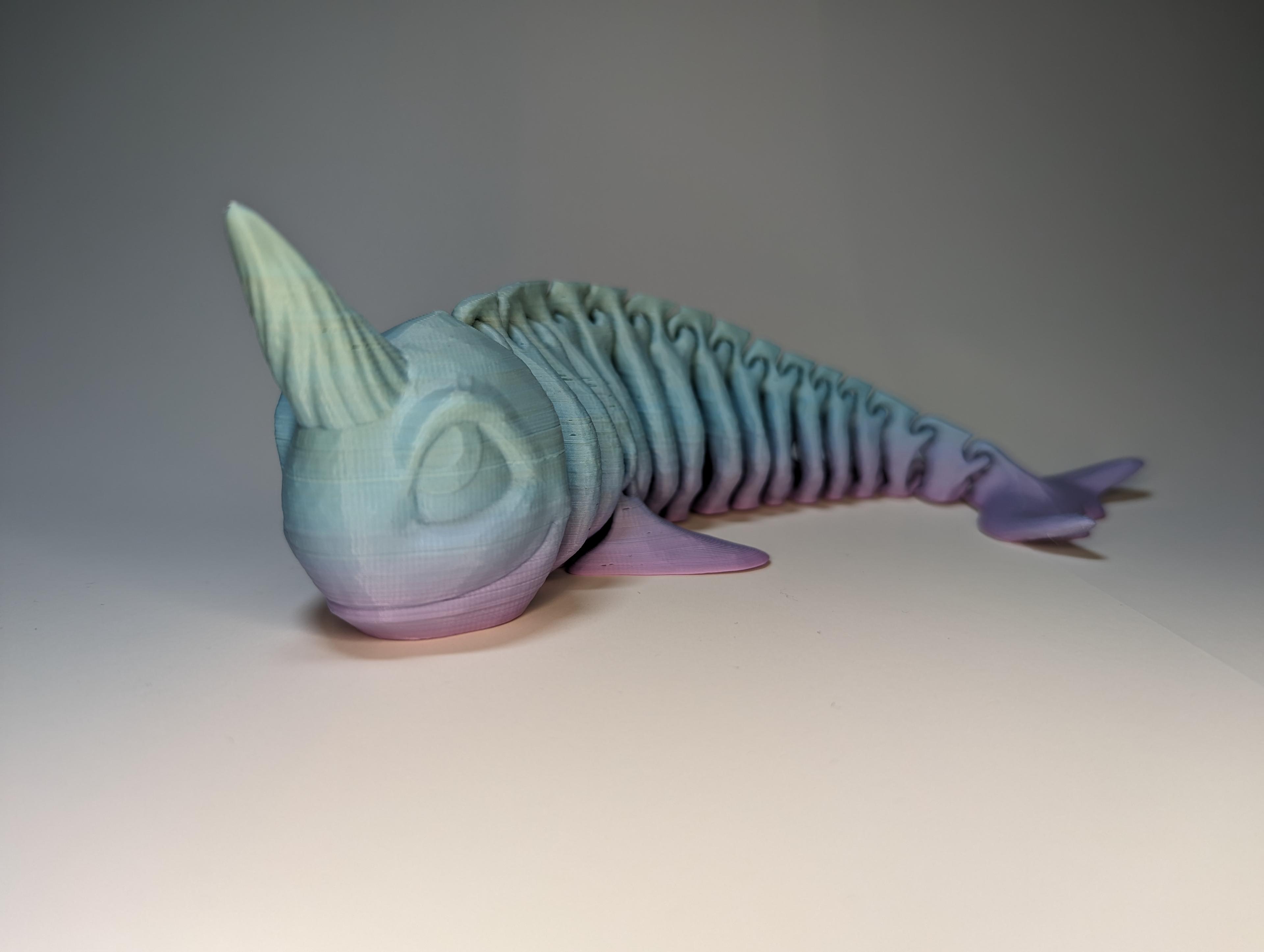 Narwhal  Bones Flexi 3d model