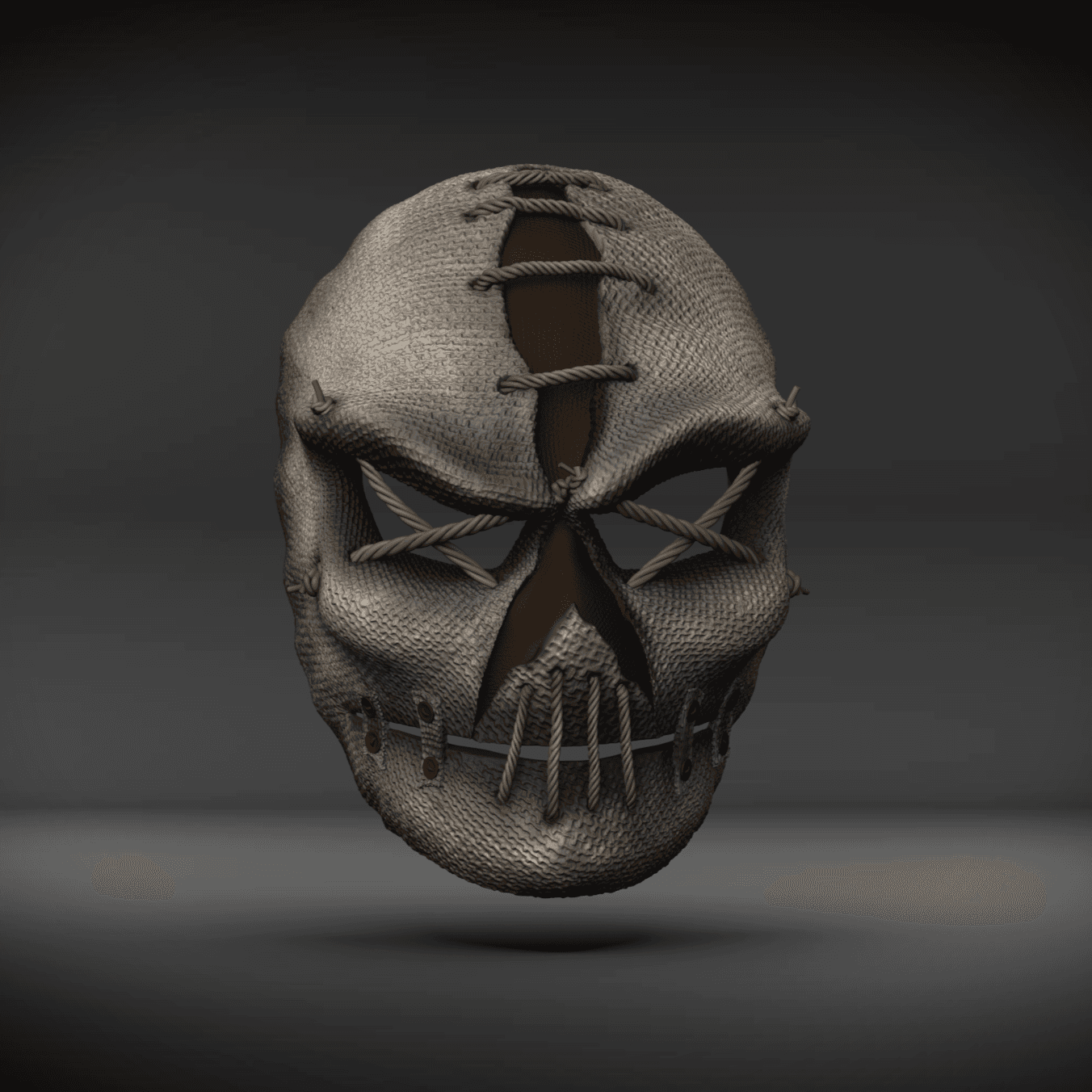 Horror Scarecrow Mask  3d model