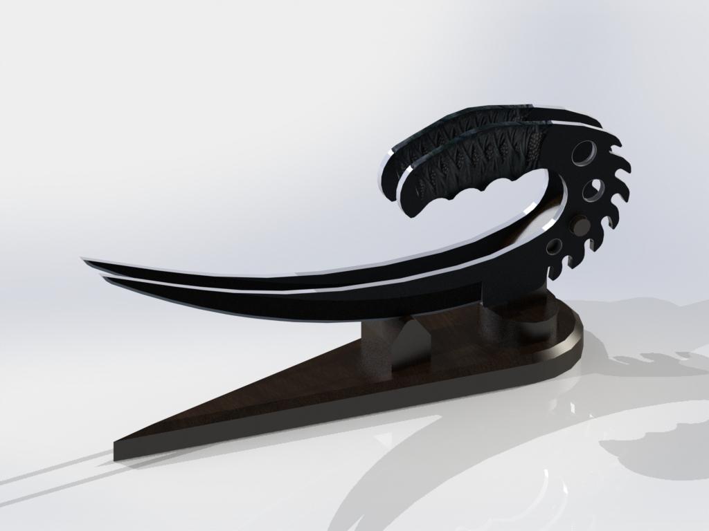 Ulaks Knife (Cuchillo Ulaks) 3d model