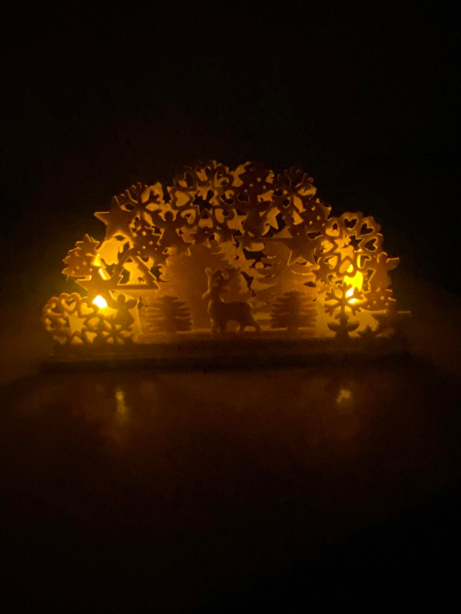 Christmas led tea light decoration 3d model