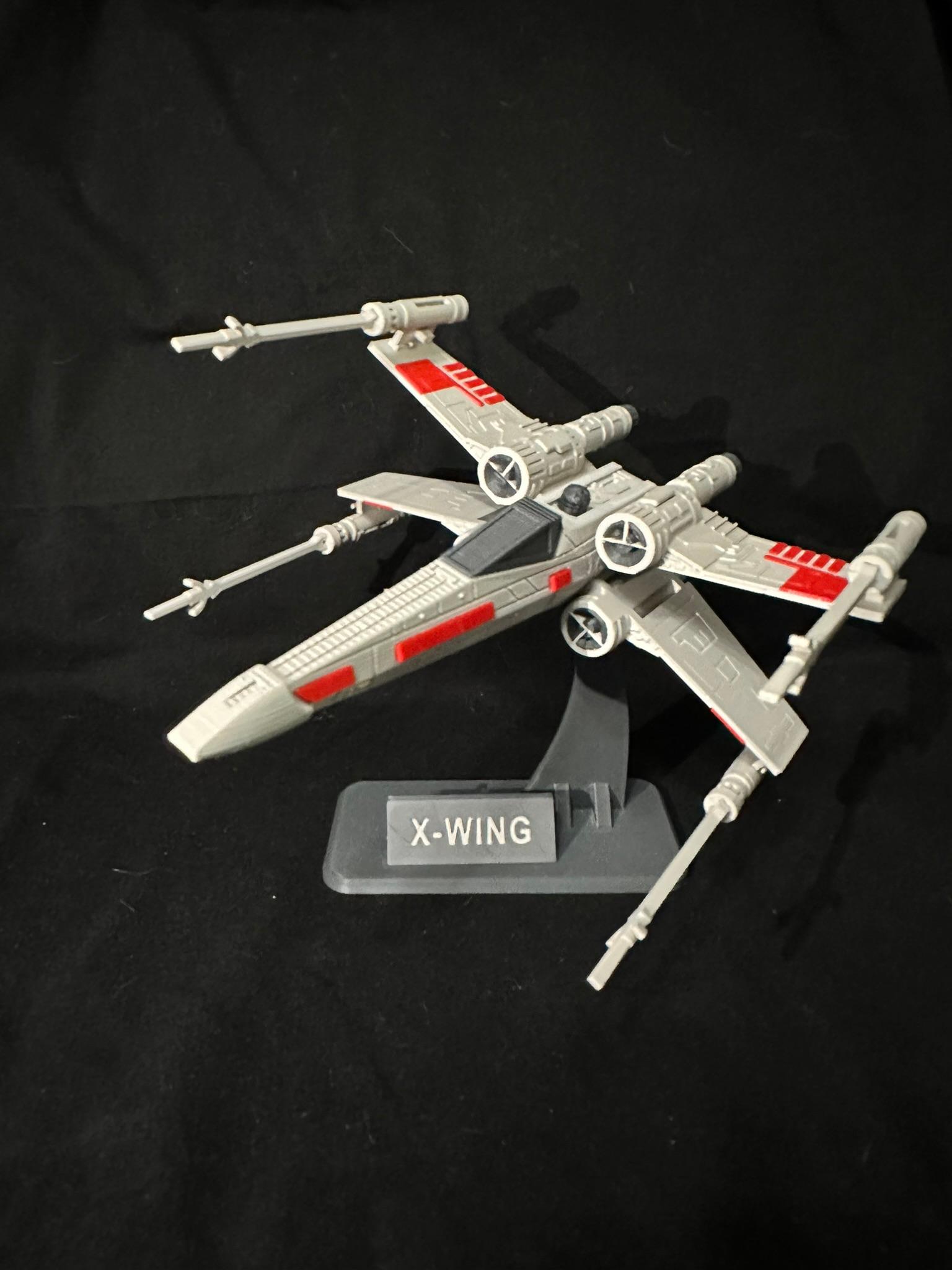 X-Wing Kit (No Support, No AMS, No Glue) - Red Five Checking In - 3d model