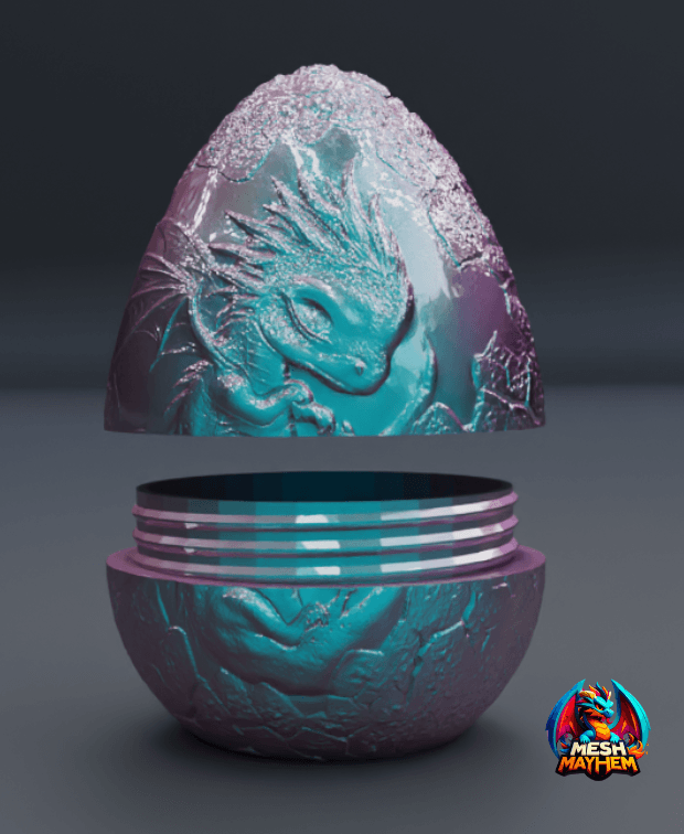 Dragon Egg 01 by Mesh Mayhem 3d model