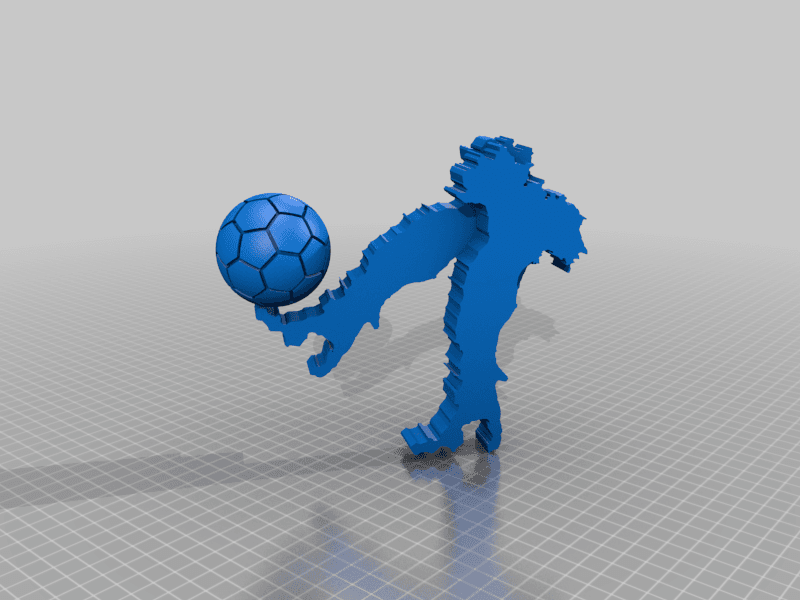 italian football - soccer 3d model