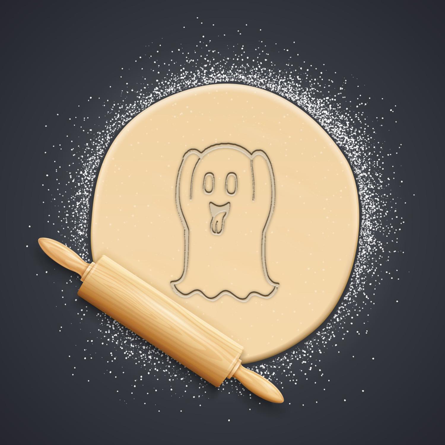 Ghost Cookie Cutter, Biscuit Cutter 3d model