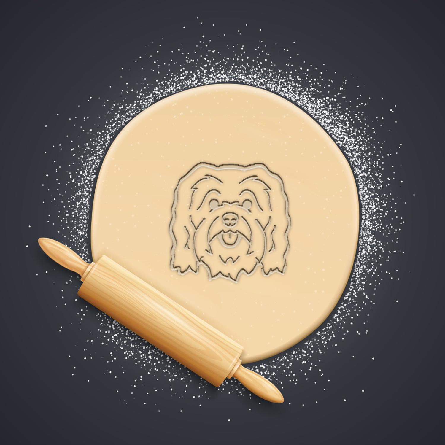 Havanese Cookie Cutter, Biscuit Cutter 3d model