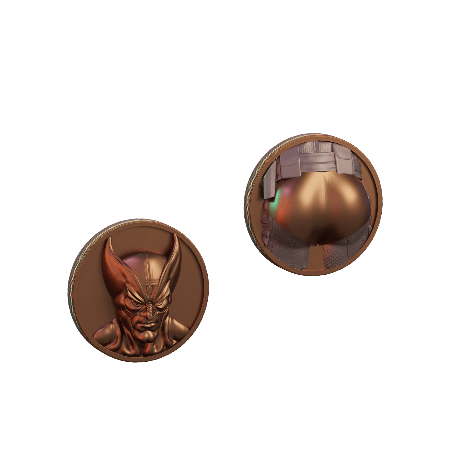 Wolverine Coin 3d model
