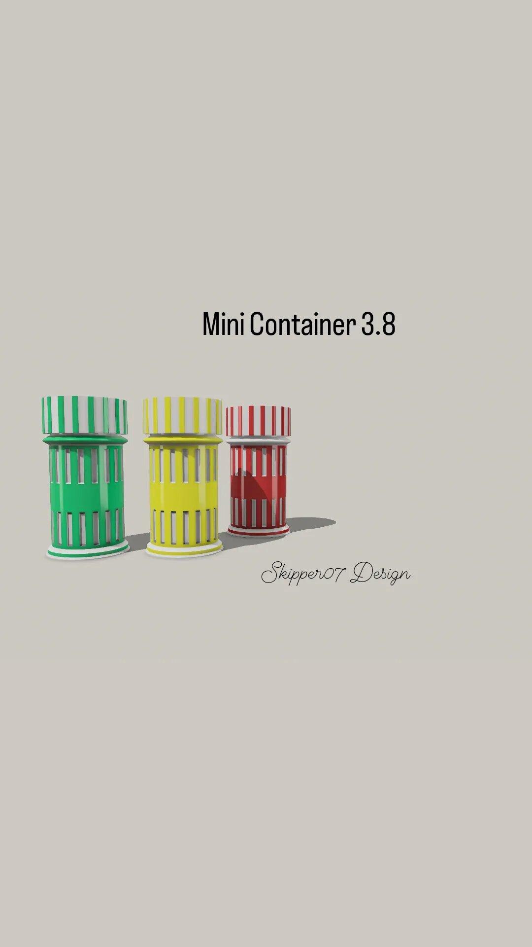 Mini Container 3.8 3d model