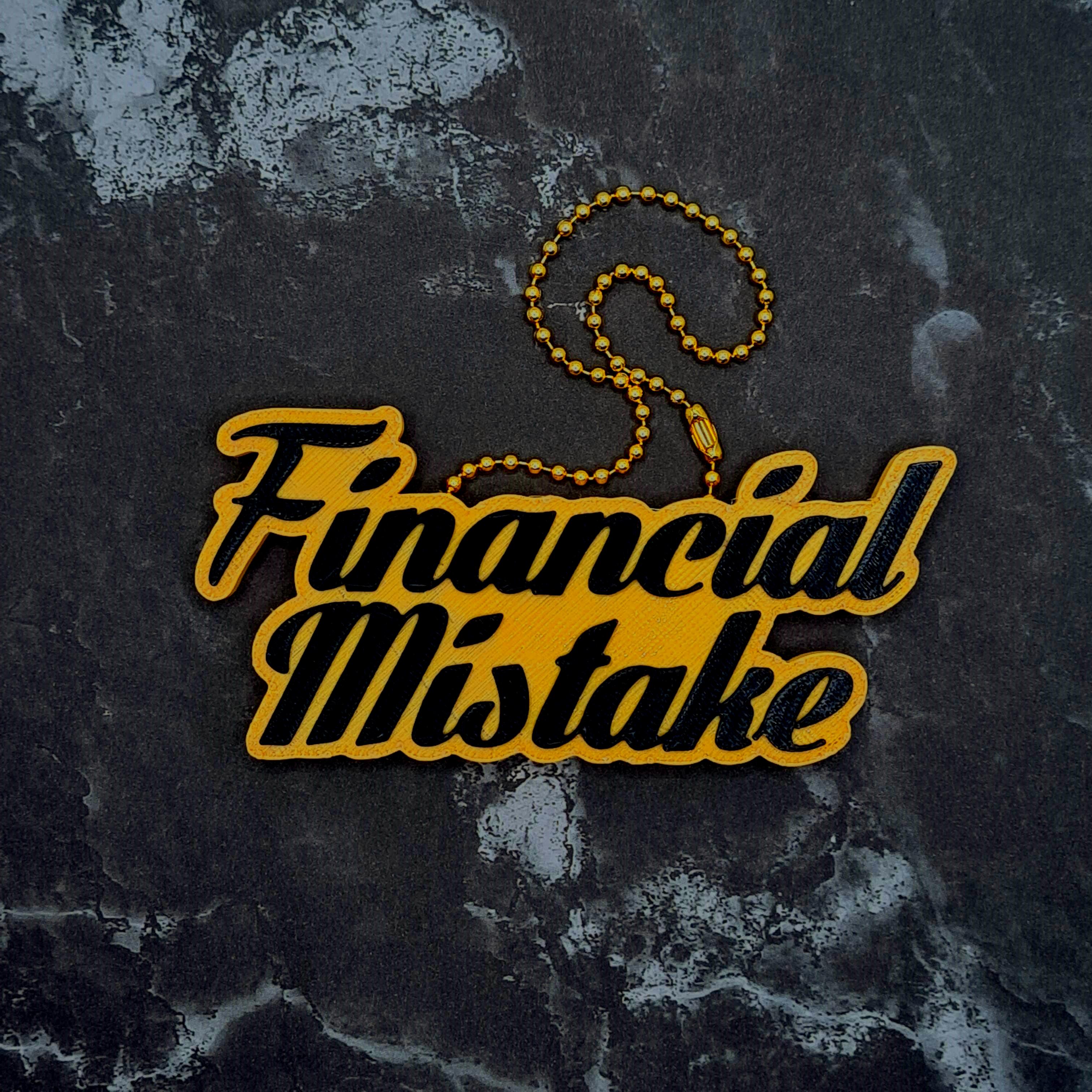 Financial Mistake Charm 3d model