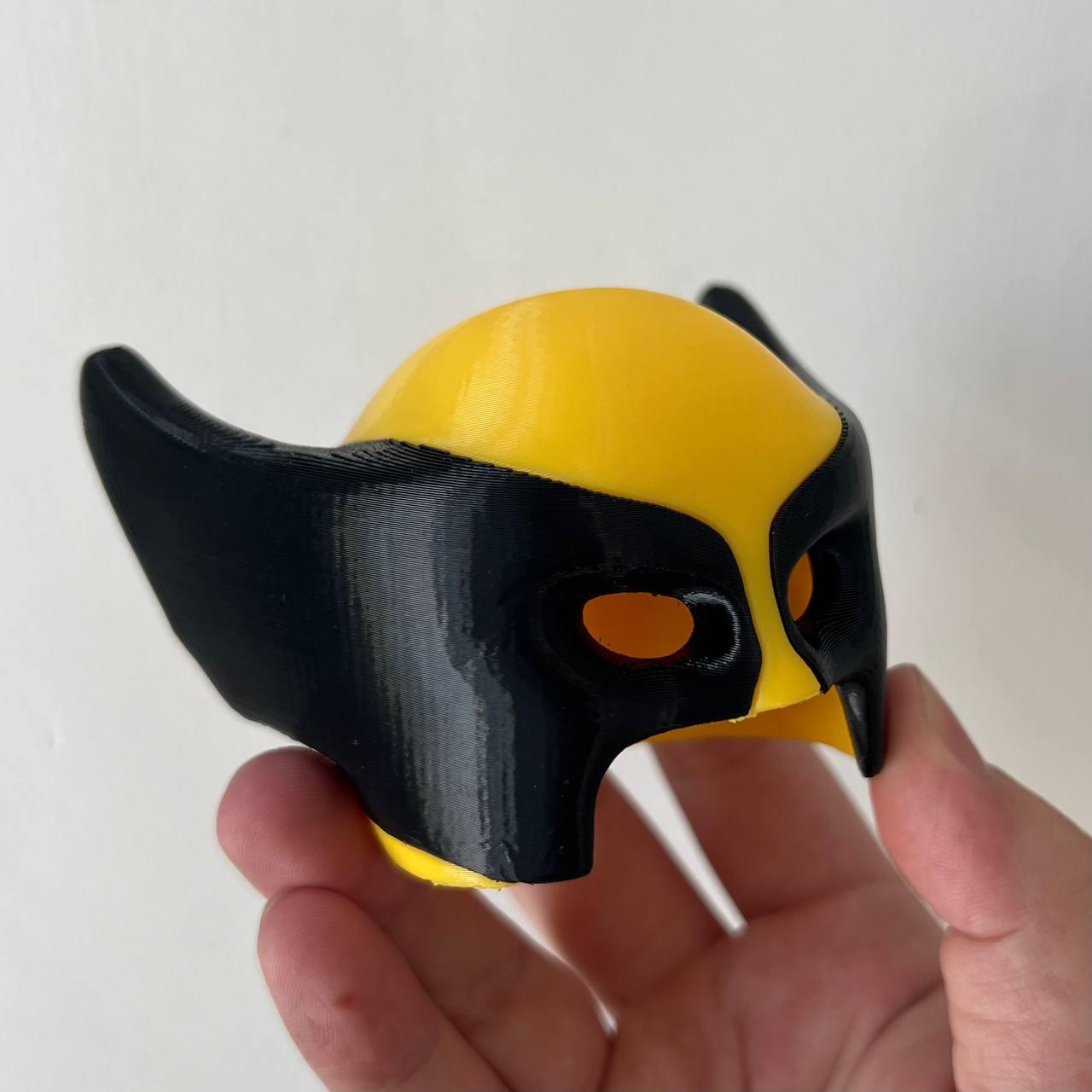 Wolverine Headgear Mask for 6:1 LEGO 3d model