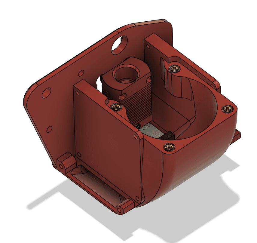 hotend direct drive ender 3 3d model