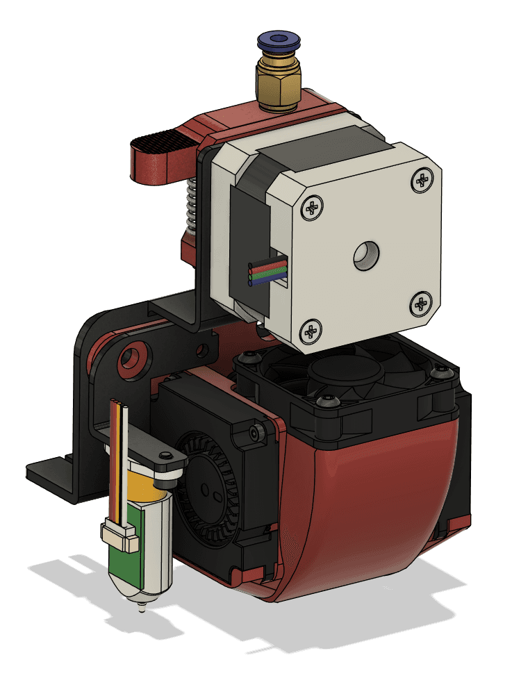 hotend direct drive ender 3 3d model