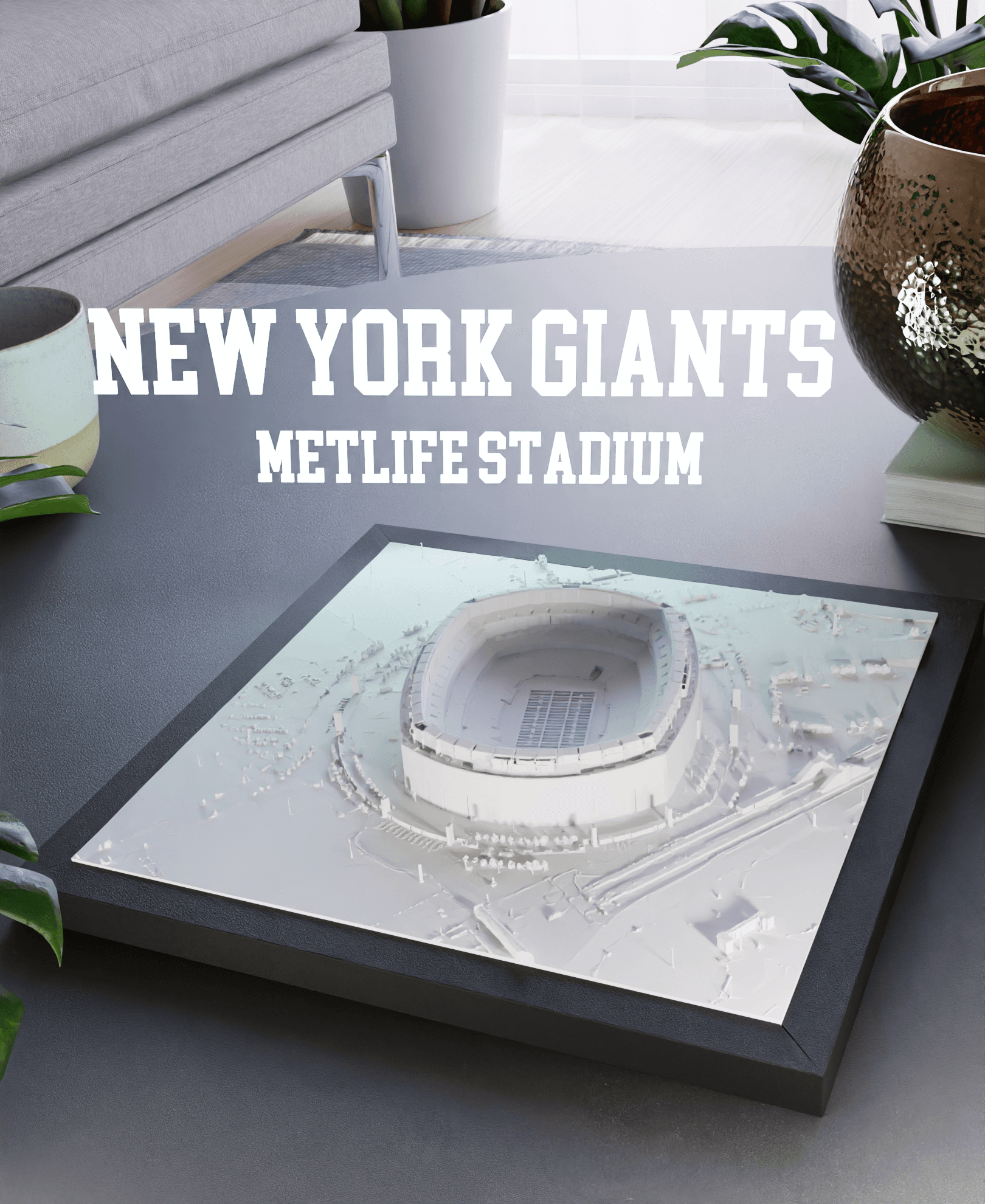 New York Giants & Jets - Metlife Stadium 3d model