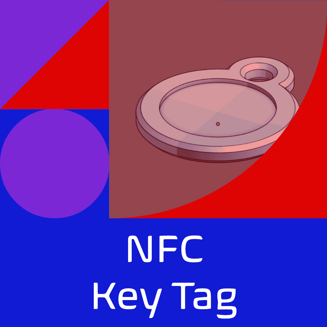 NFC Key Tag 3d model