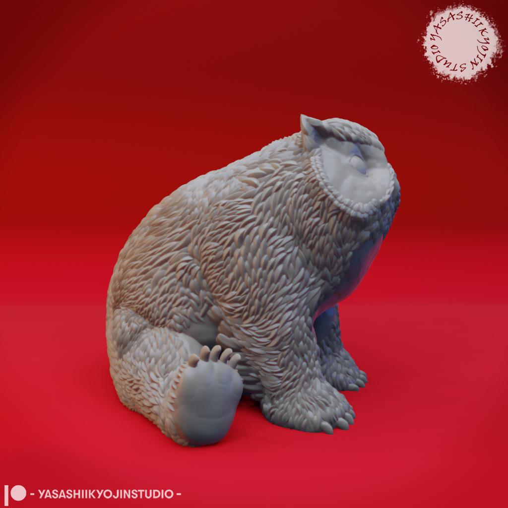 Owlbear Cubs - Tabletop Miniature (Pre-Supported) 3d model