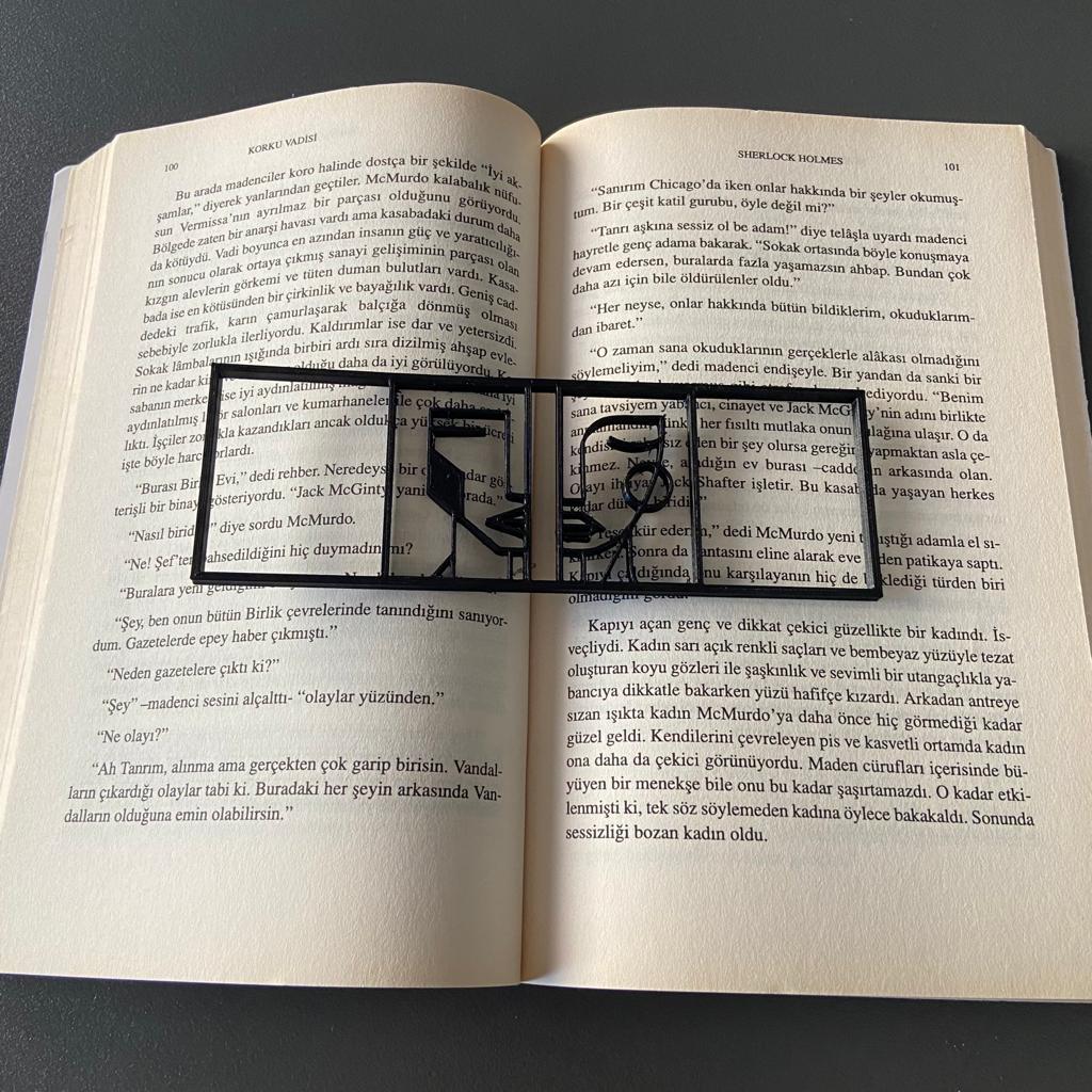 2 Face Bookmark 3d model