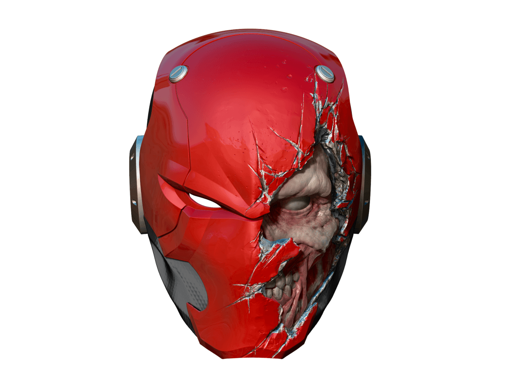 Red Ronin Red Hood Dceased Zombie Mask 3d model