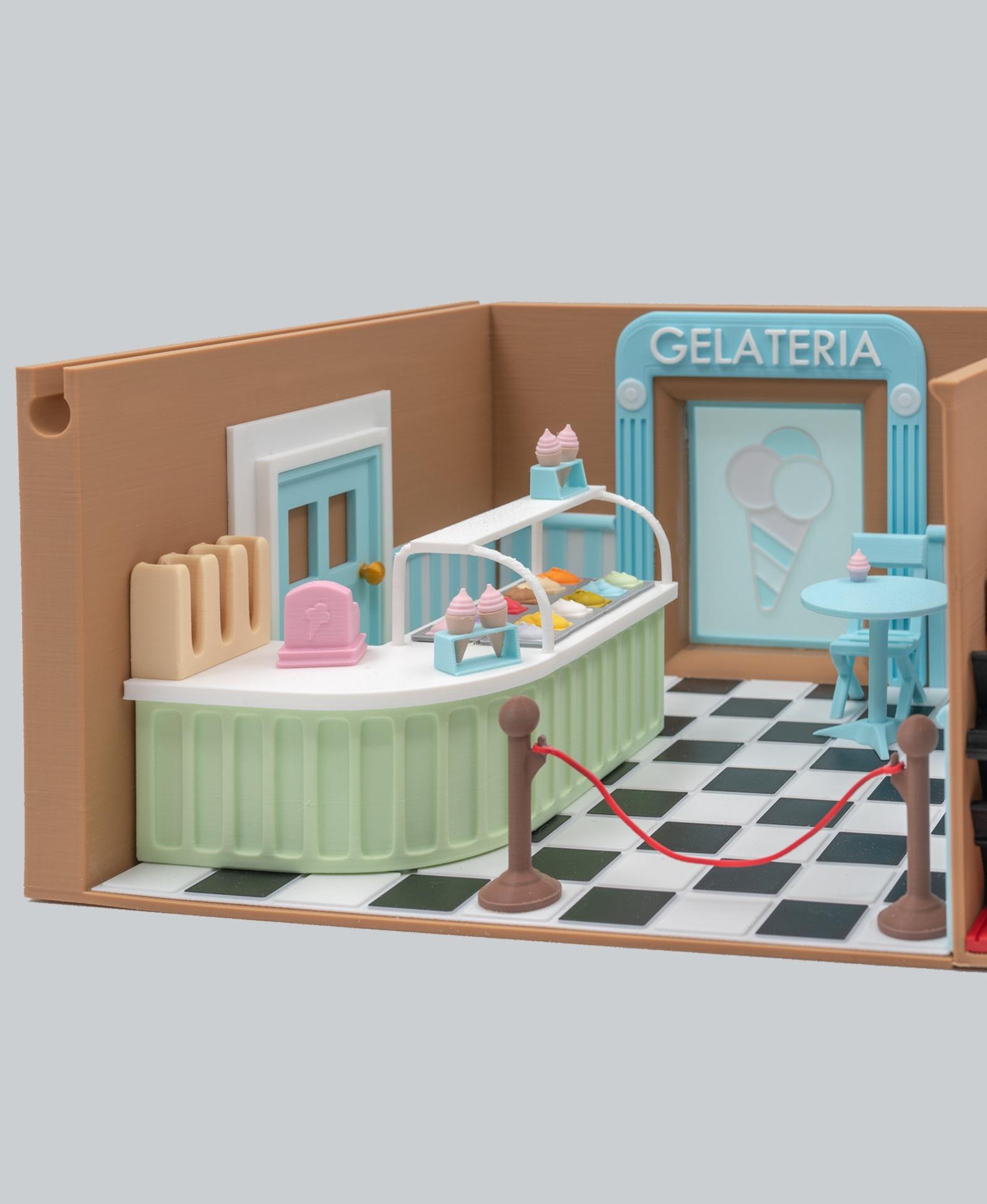 Ice Cream Shop - Gelateria - Room 9 - Mansion 3d model