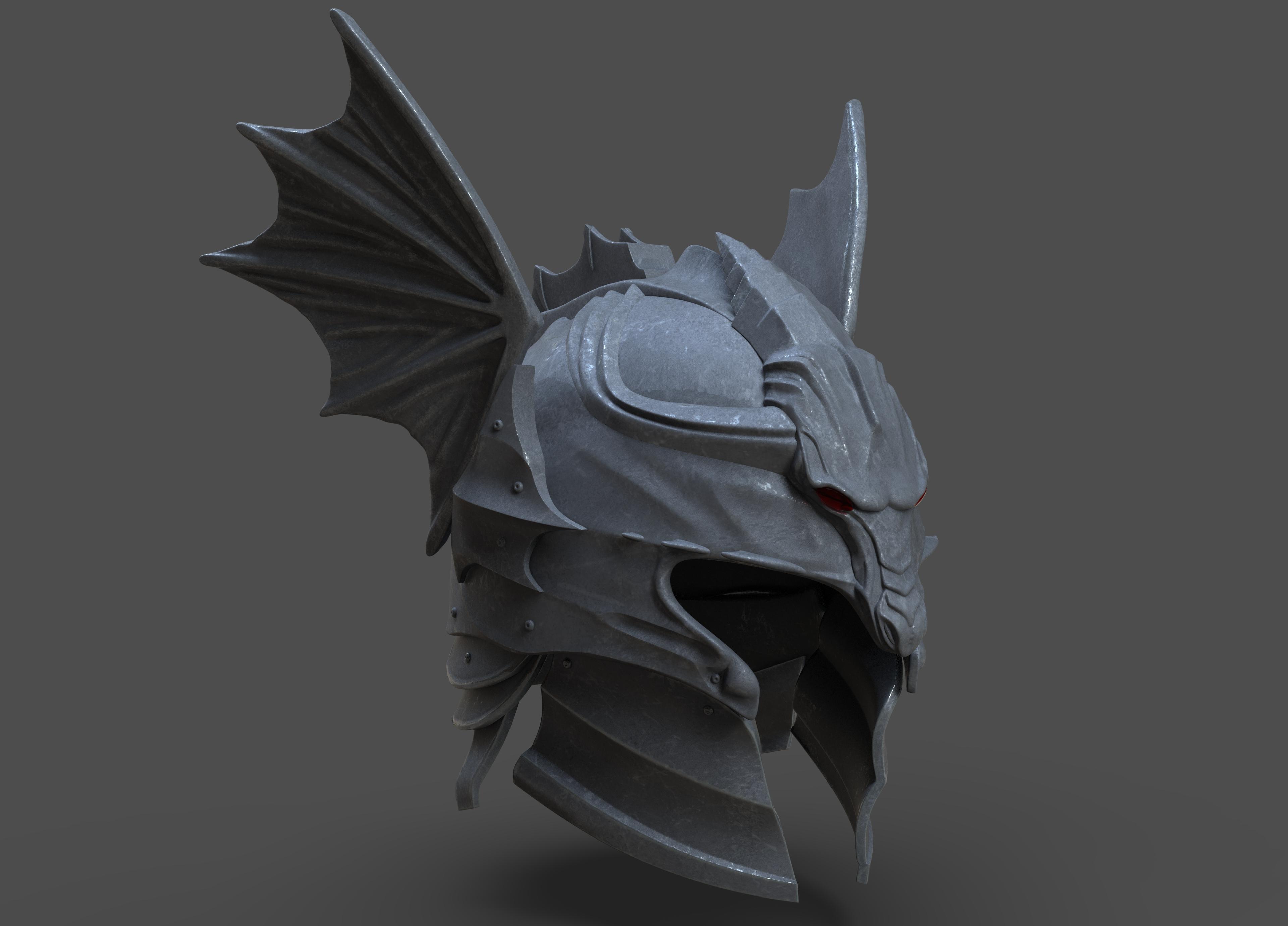 Daemon Targaryen Helmet 3d model